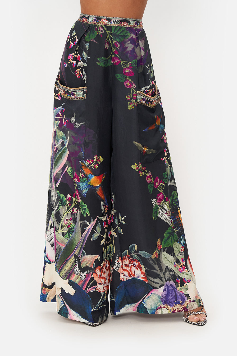 WIDE LEG TROUSER WITH FRONT POCKETS PARADISO PLACE