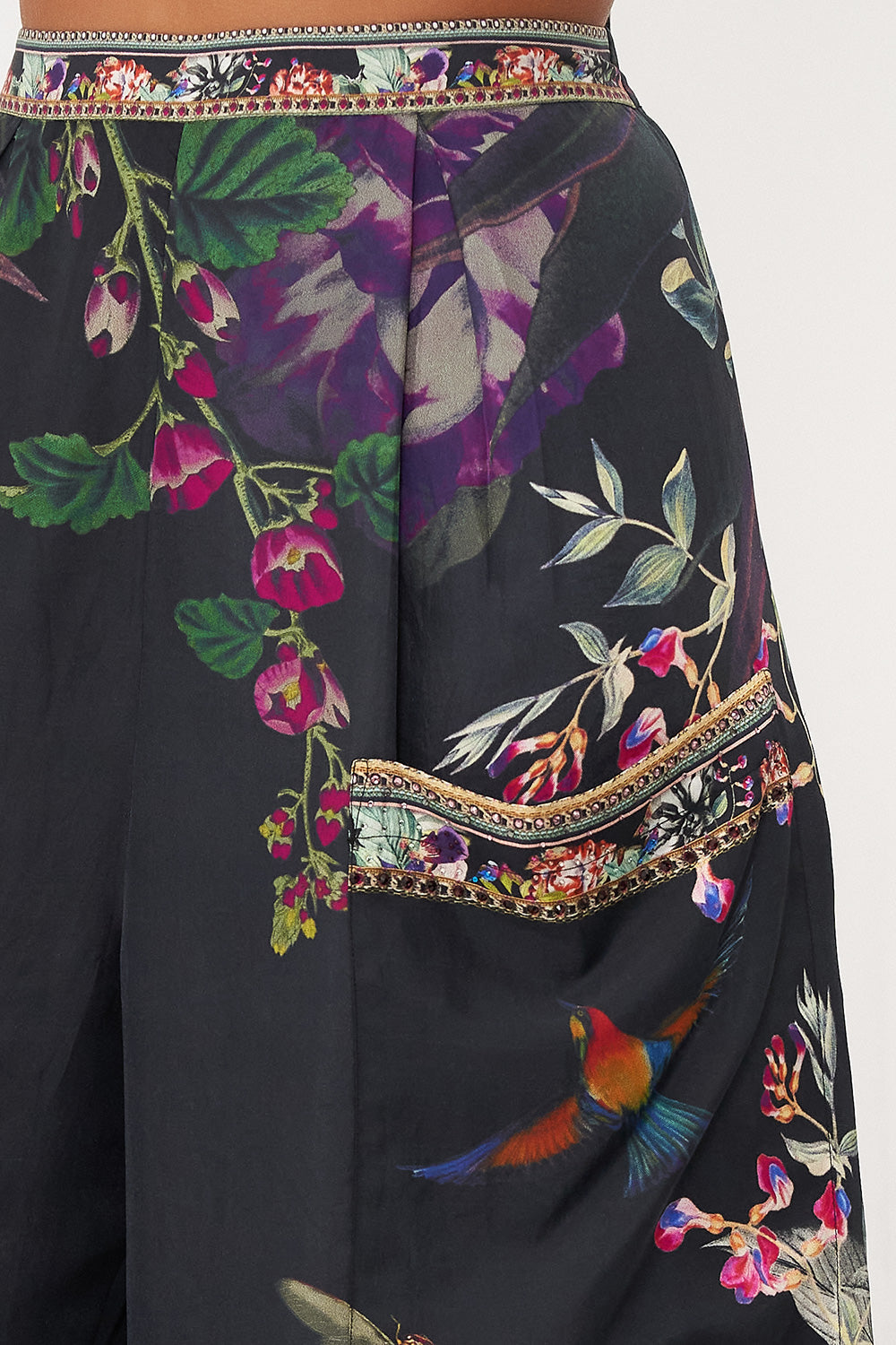 WIDE LEG TROUSER WITH FRONT POCKETS PARADISO PLACE