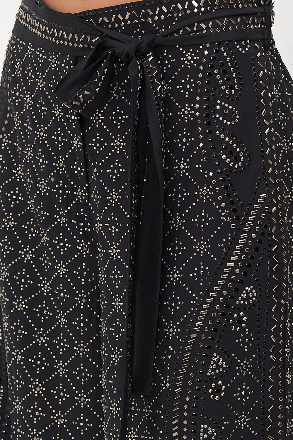 PAPERBAG WAIST WIDE LEG PANT LUXE ESPIRITU