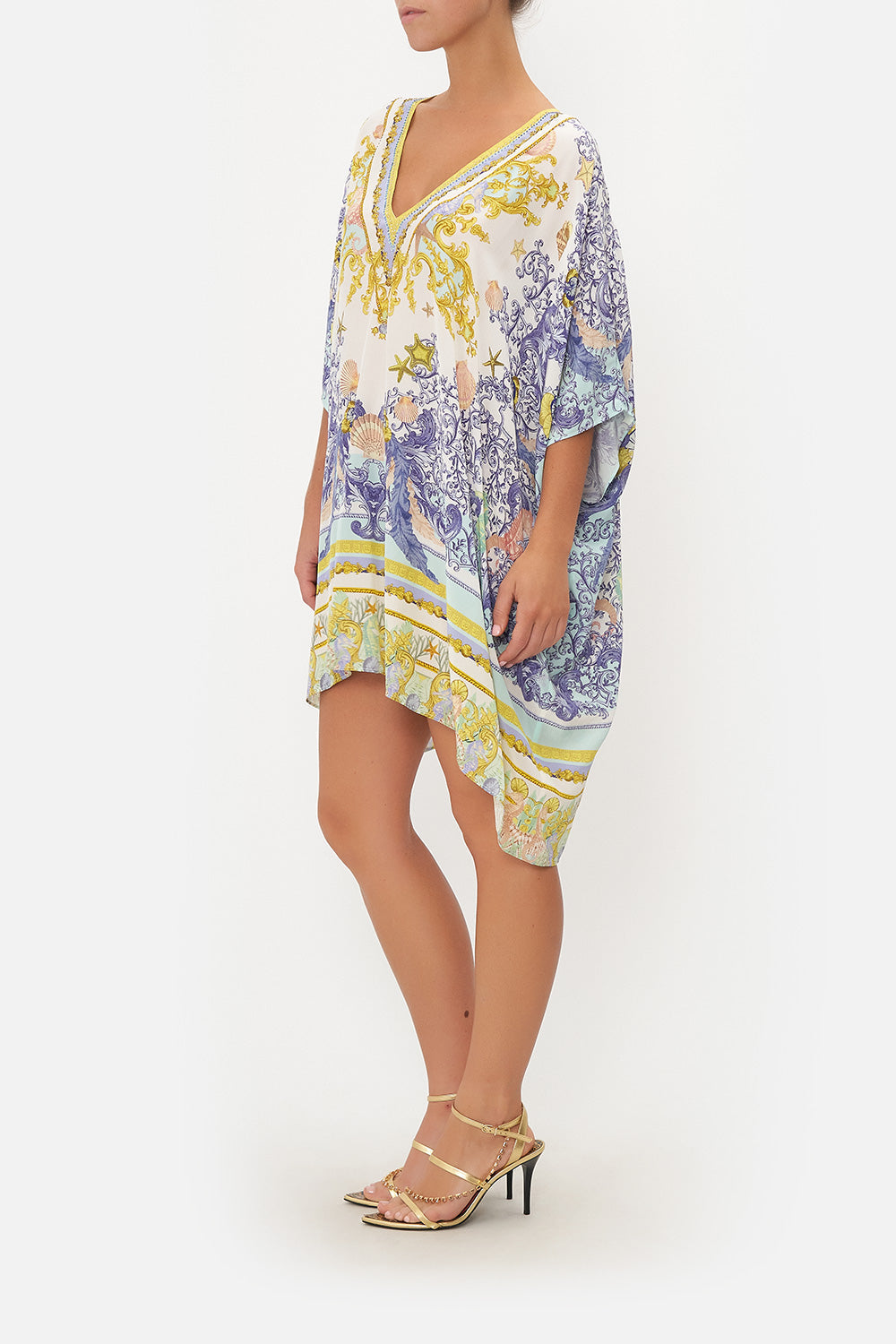 RECTANGULAR V NECK KAFTAN STAR OF THE SEA