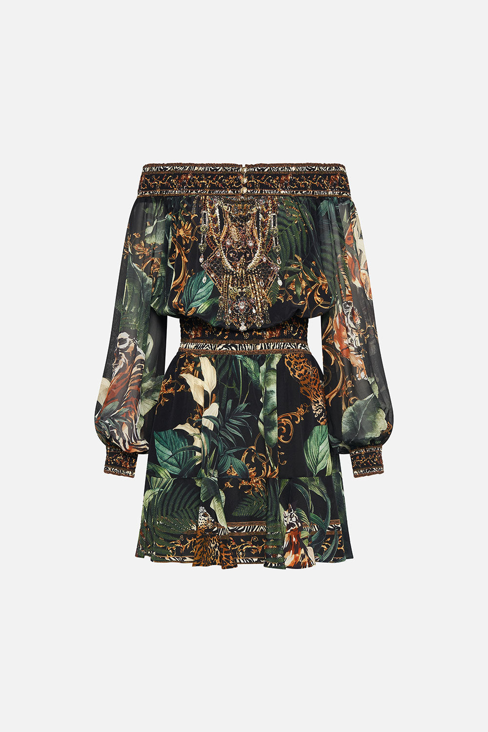 OFF SHOULDER SHORT DRESS EASY TIGER