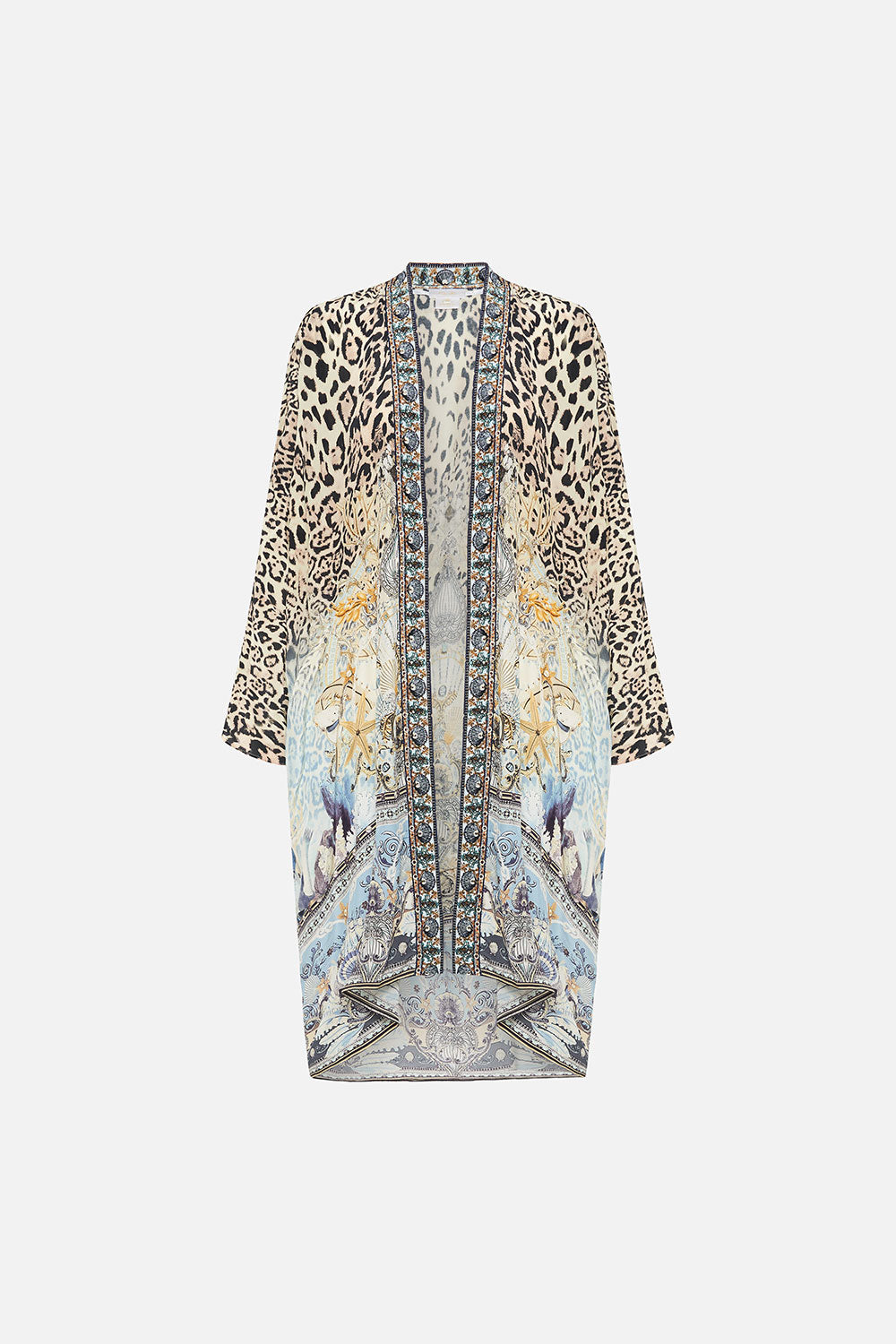 HIGH LOW HEM CASUAL JACKET SEAHORSE SONNET