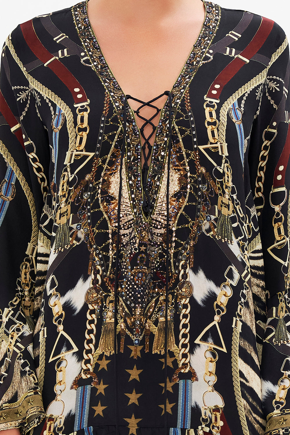 SHORT DRESS WITH HIGH LOW HEM BOSS OF THE BRUMBIES