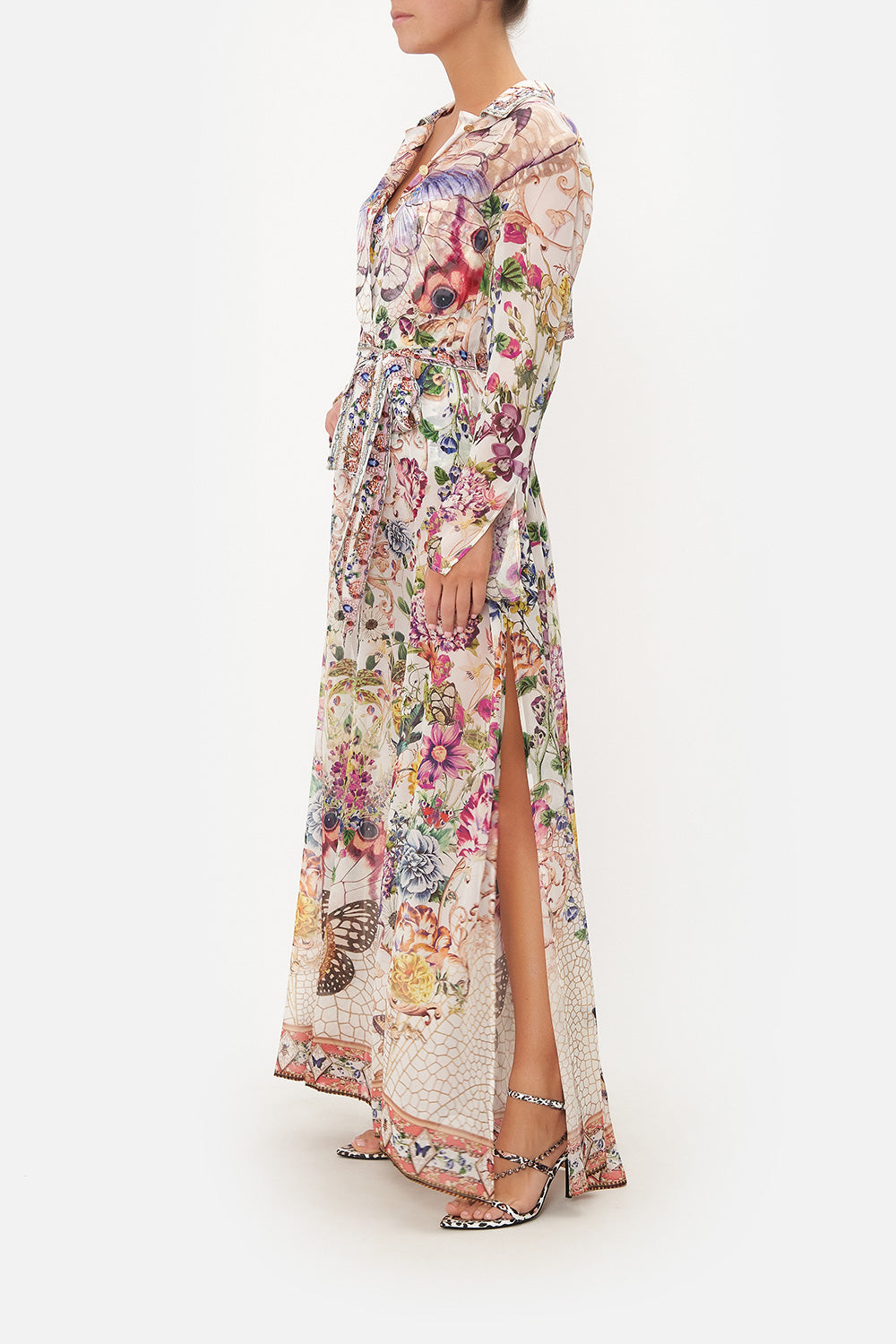 PRINTED TRENCH QUEENS BEE HIVE