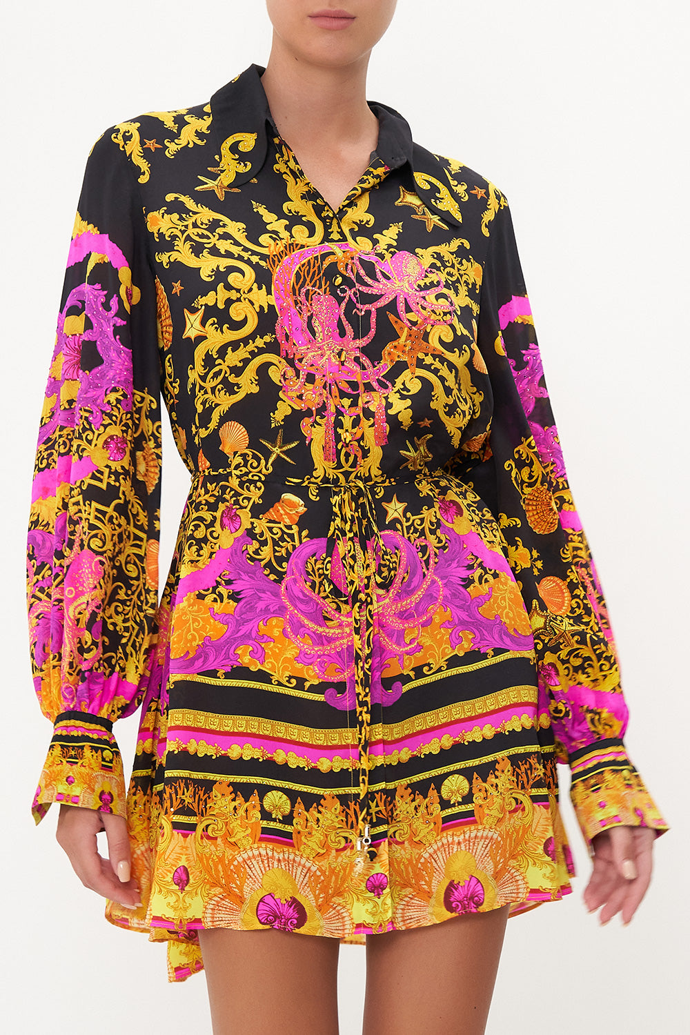 SHIFT SHIRT DRESS OCTOPIA