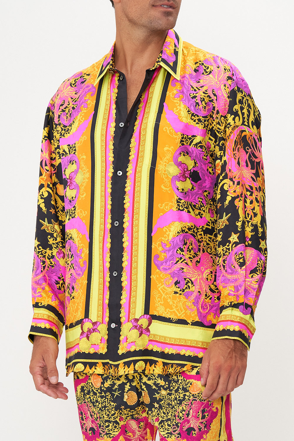 MENS OVERSIZED SHIRT OCTOPIA