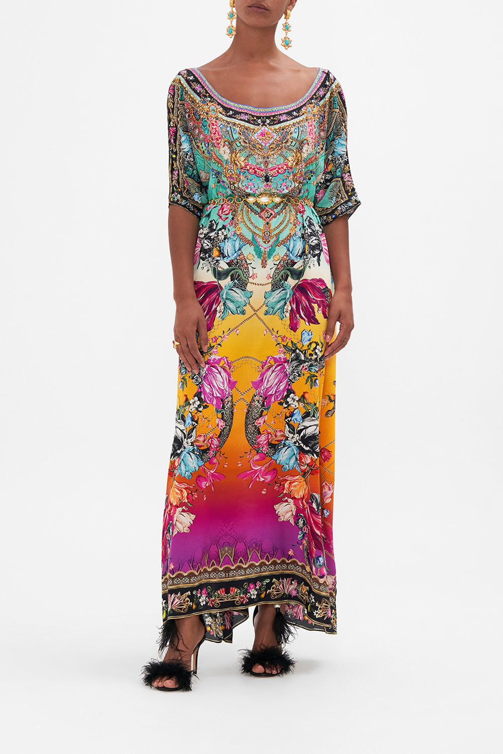 ROUND NECK KAFTAN VIPER ROOM