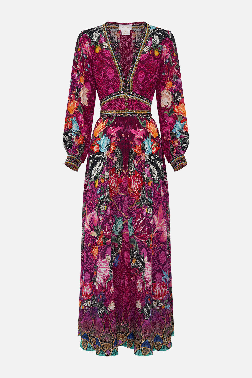 BUTTON DRESS WITH SHAPED WAISTBAND VISION OF VENOM