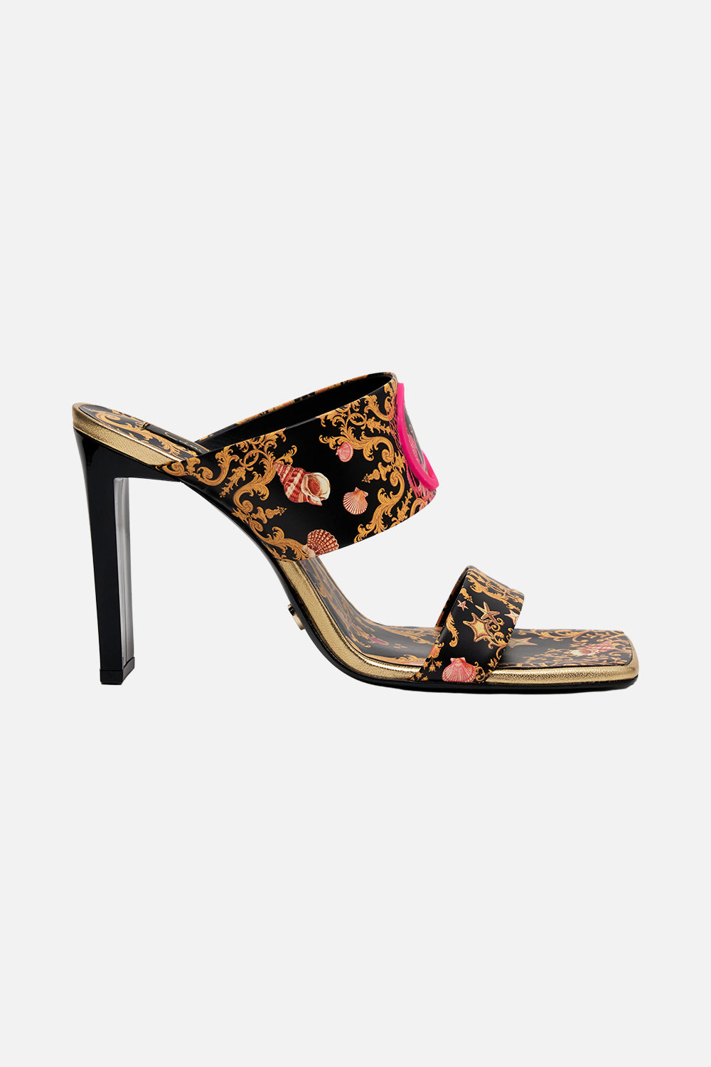 SLIM BLOCK HEEL MULE OCTOPIA