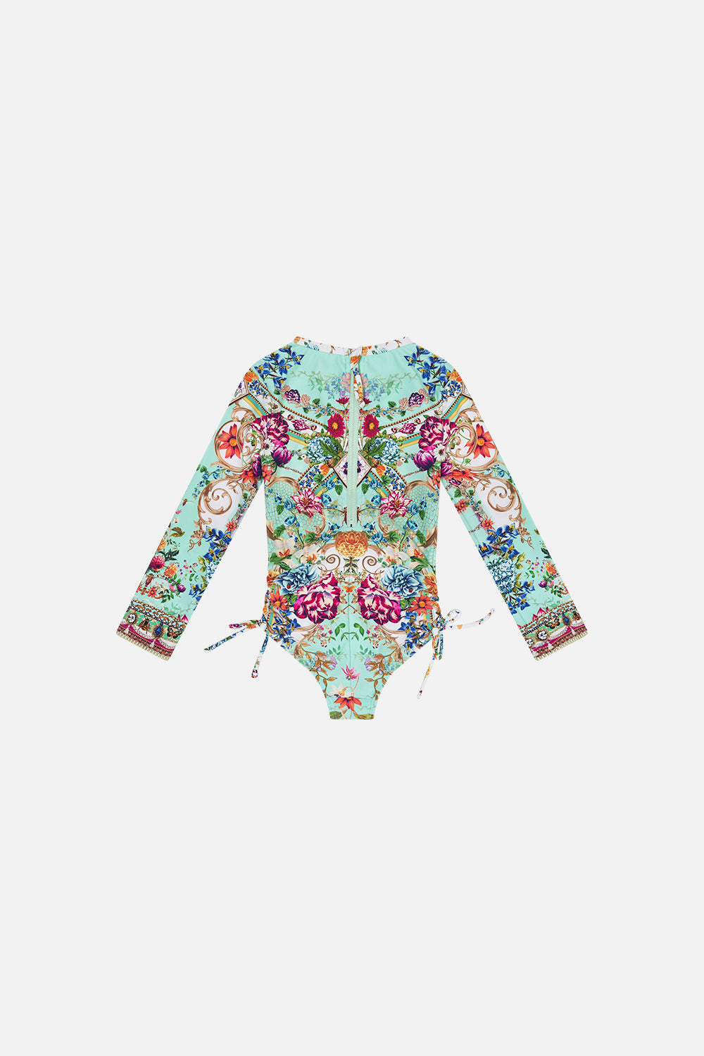 KIDS RUCHED SIDE PADDLESUIT 4-10 HONEY HONEY