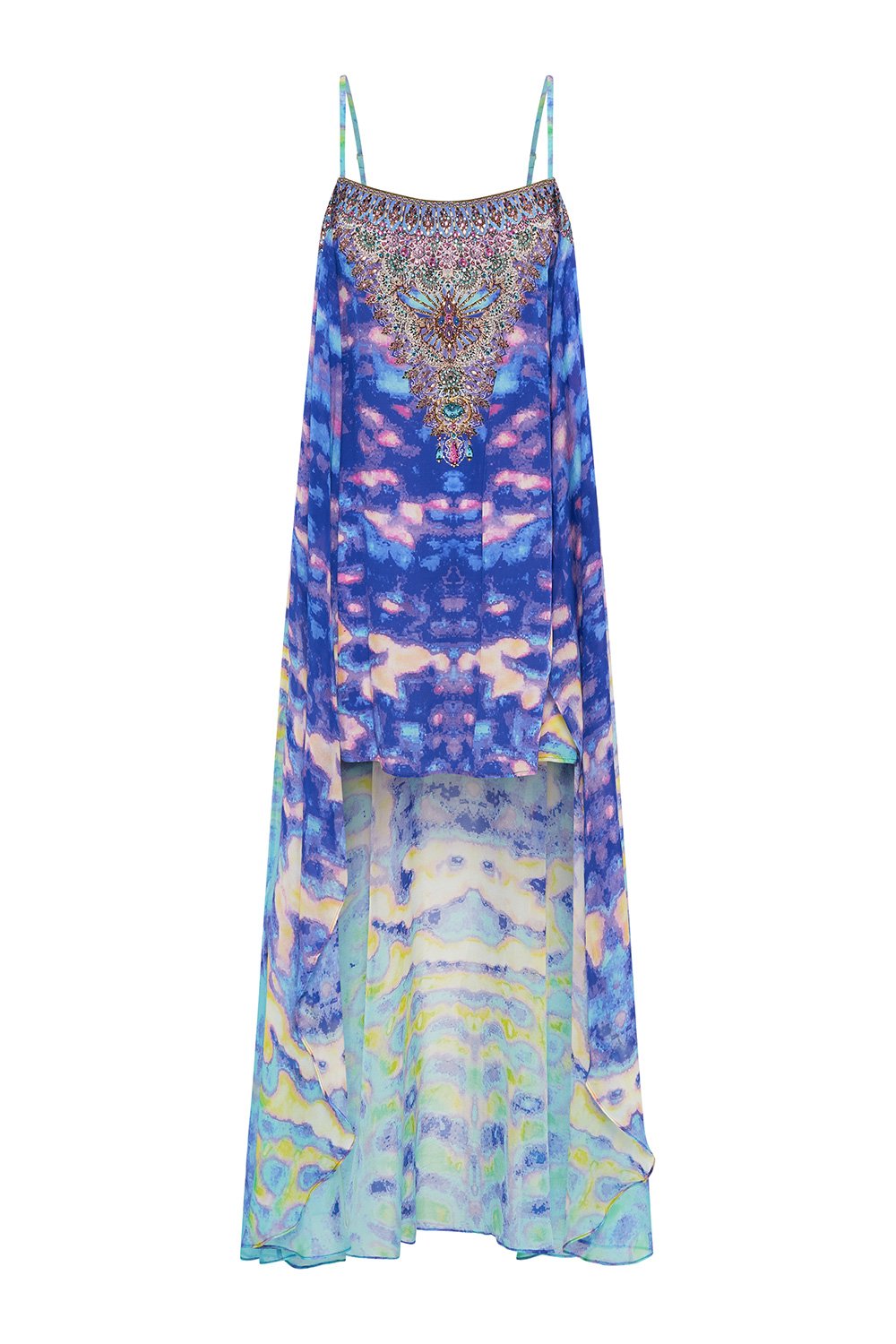 MINI DRESS WITH LONG OVERLAY THE CALL OF THE BANSHEE