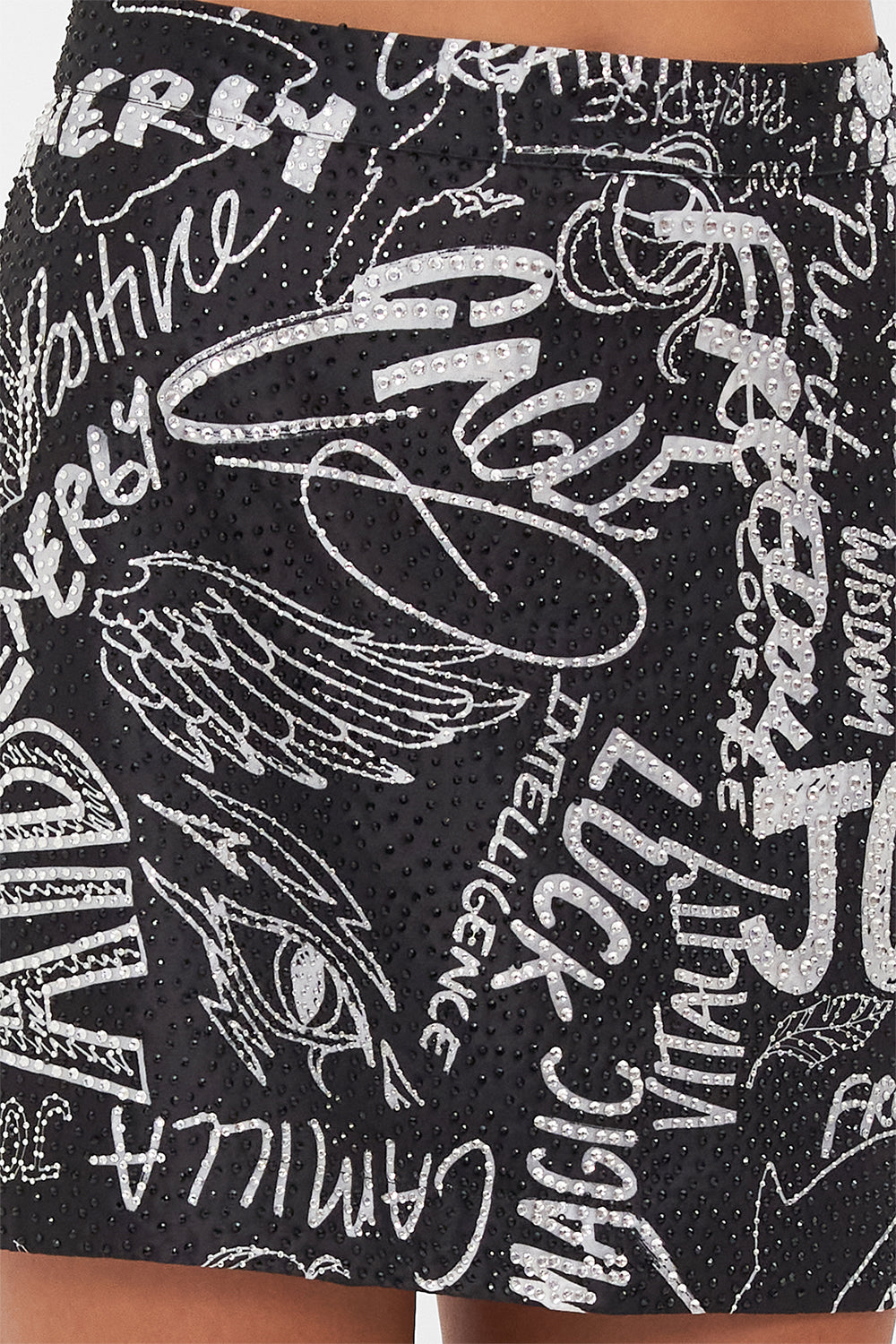 MINI SKIRT SPIRIT SCRIBBLE