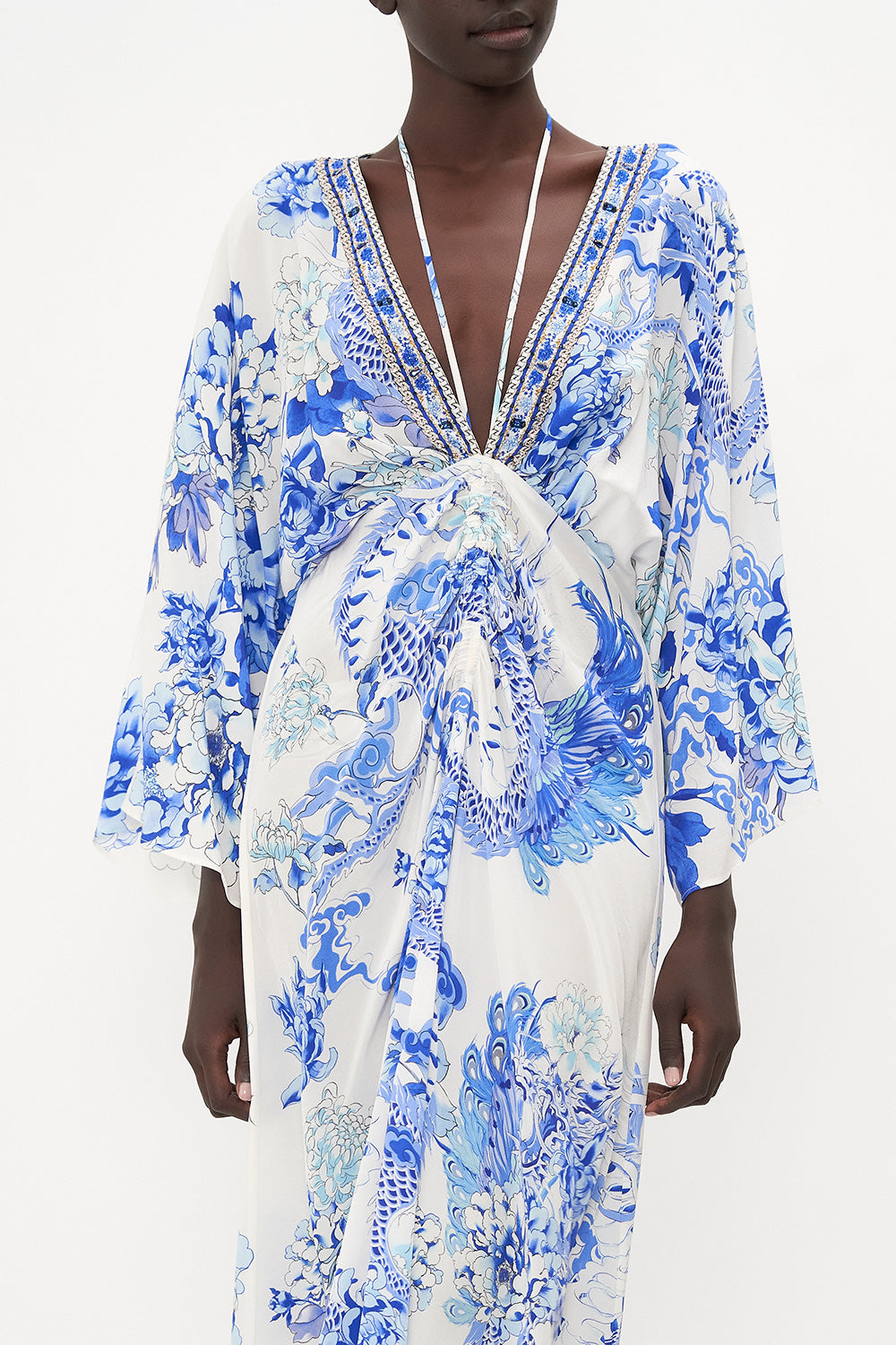 DRAWCORD DETAIL DRESS HEART OF A DRAGON