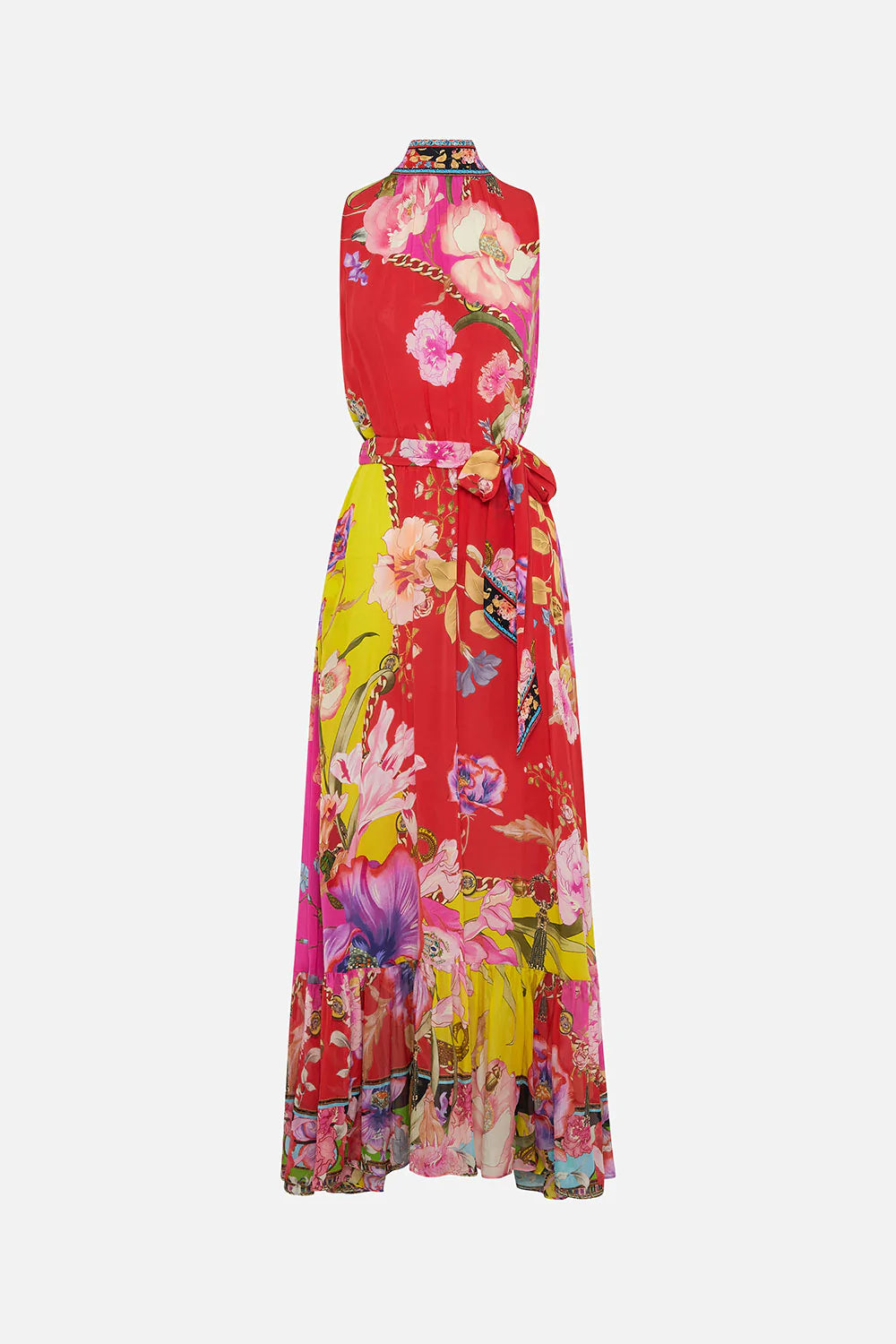 NECKTIE DRESS WITH ELASTICATED WAIST THE BEETLES