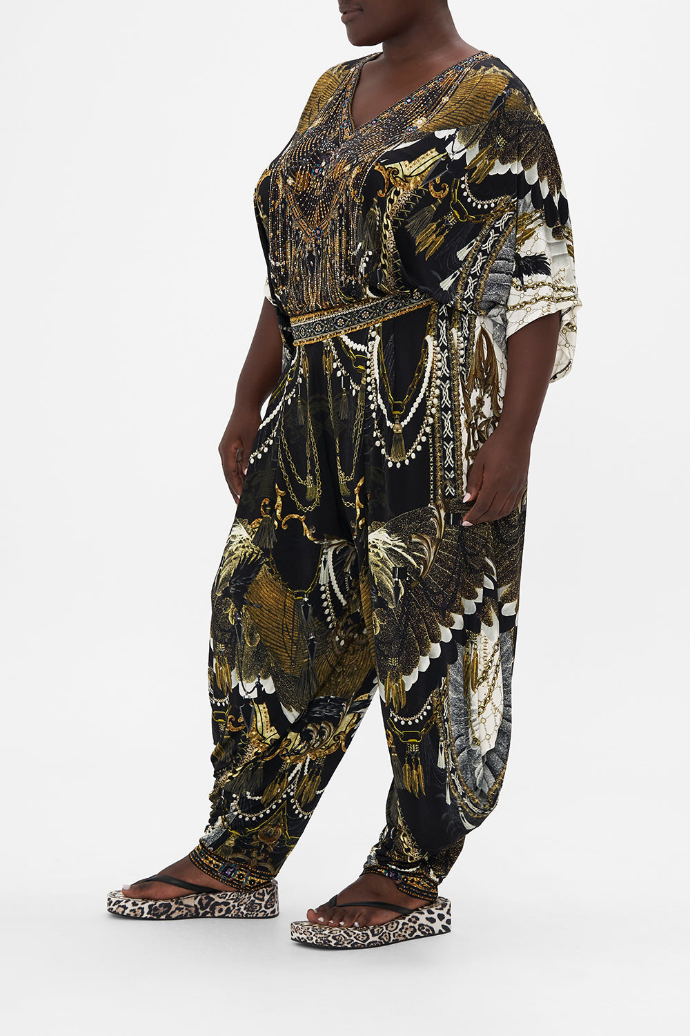 JERSEY DRAPE PANT WITH POCKET RAVIN RAVEN