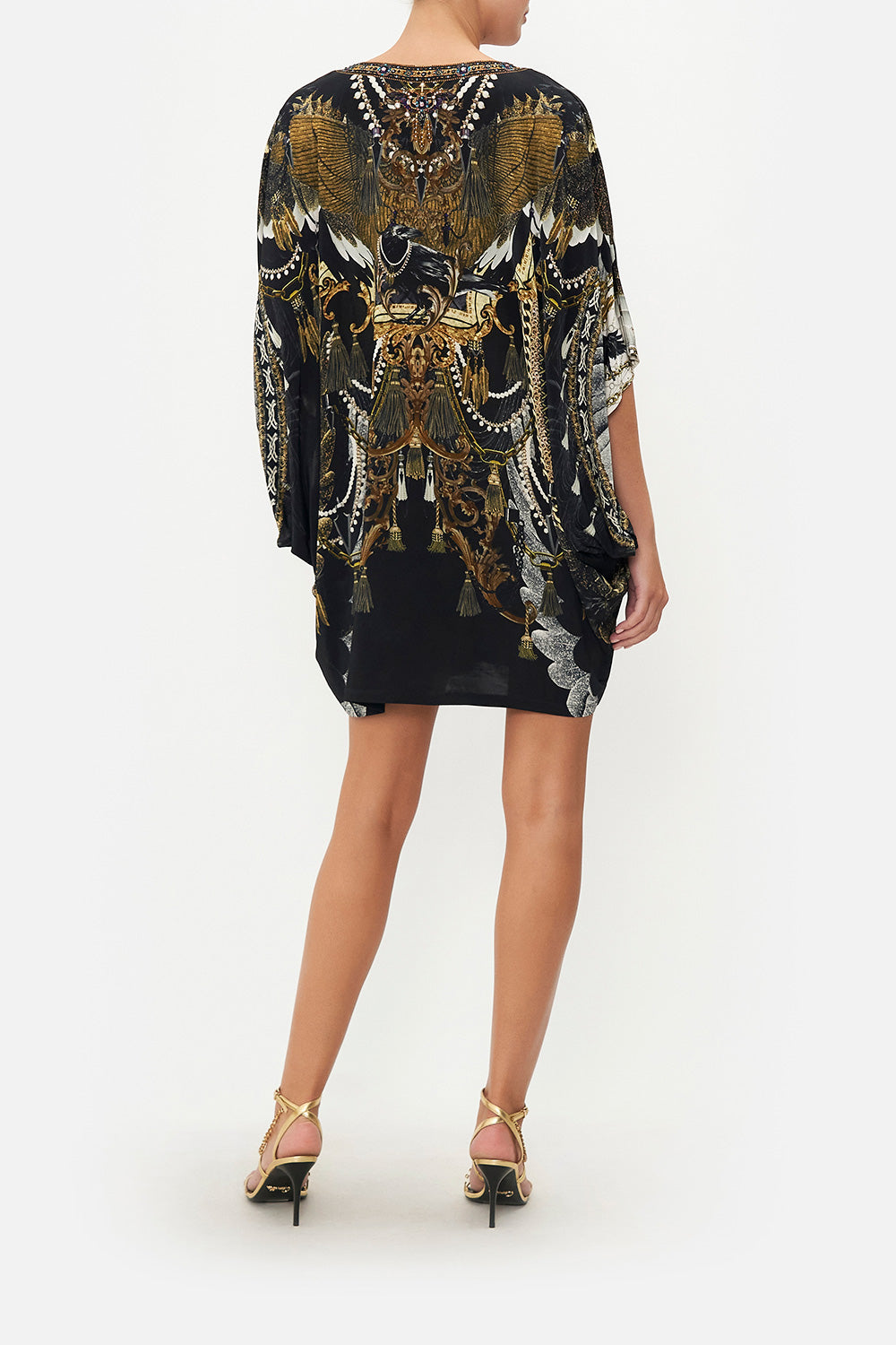 BAT SLEEVE DRESS RAVIN RAVEN