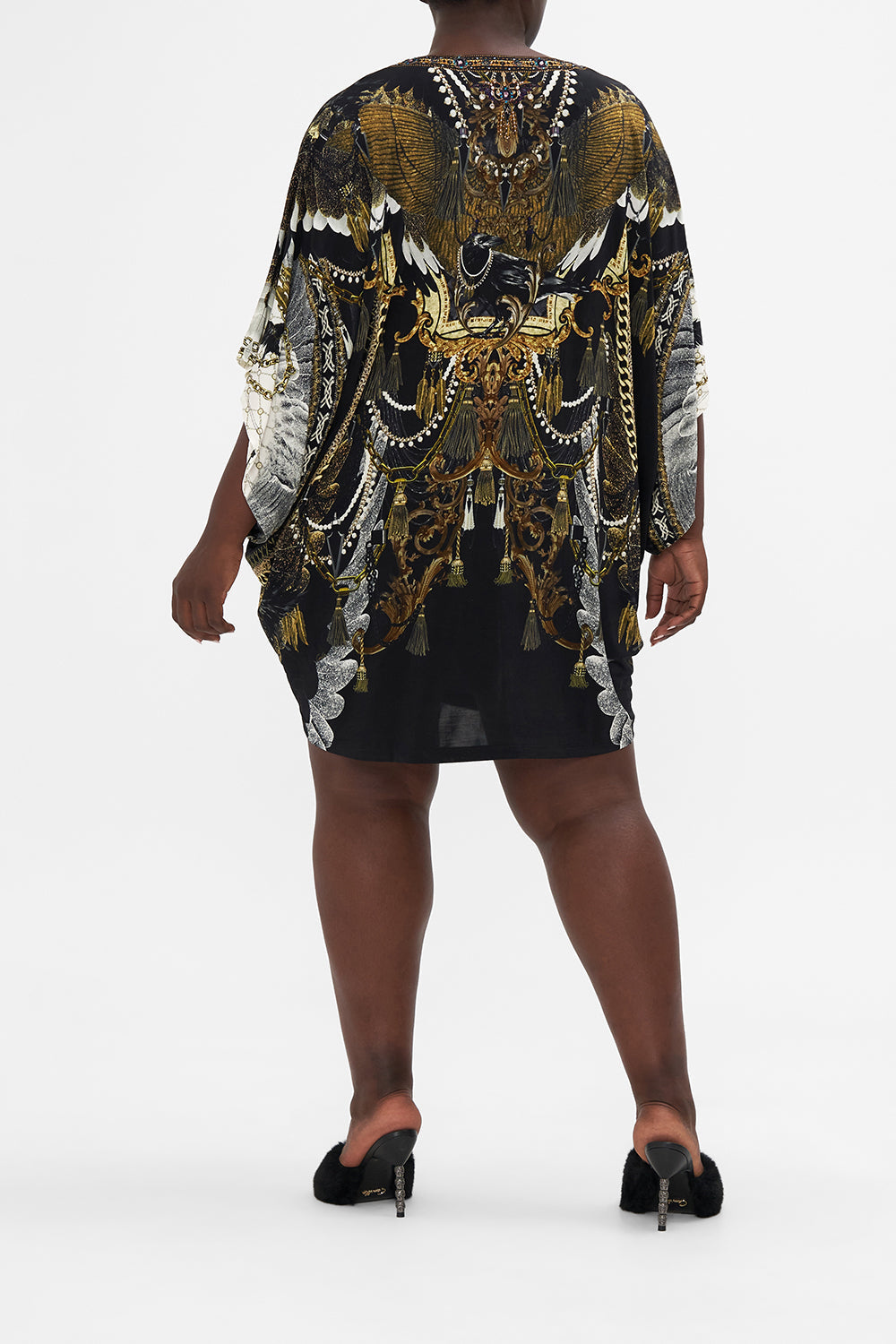 BAT SLEEVE DRESS RAVIN RAVEN