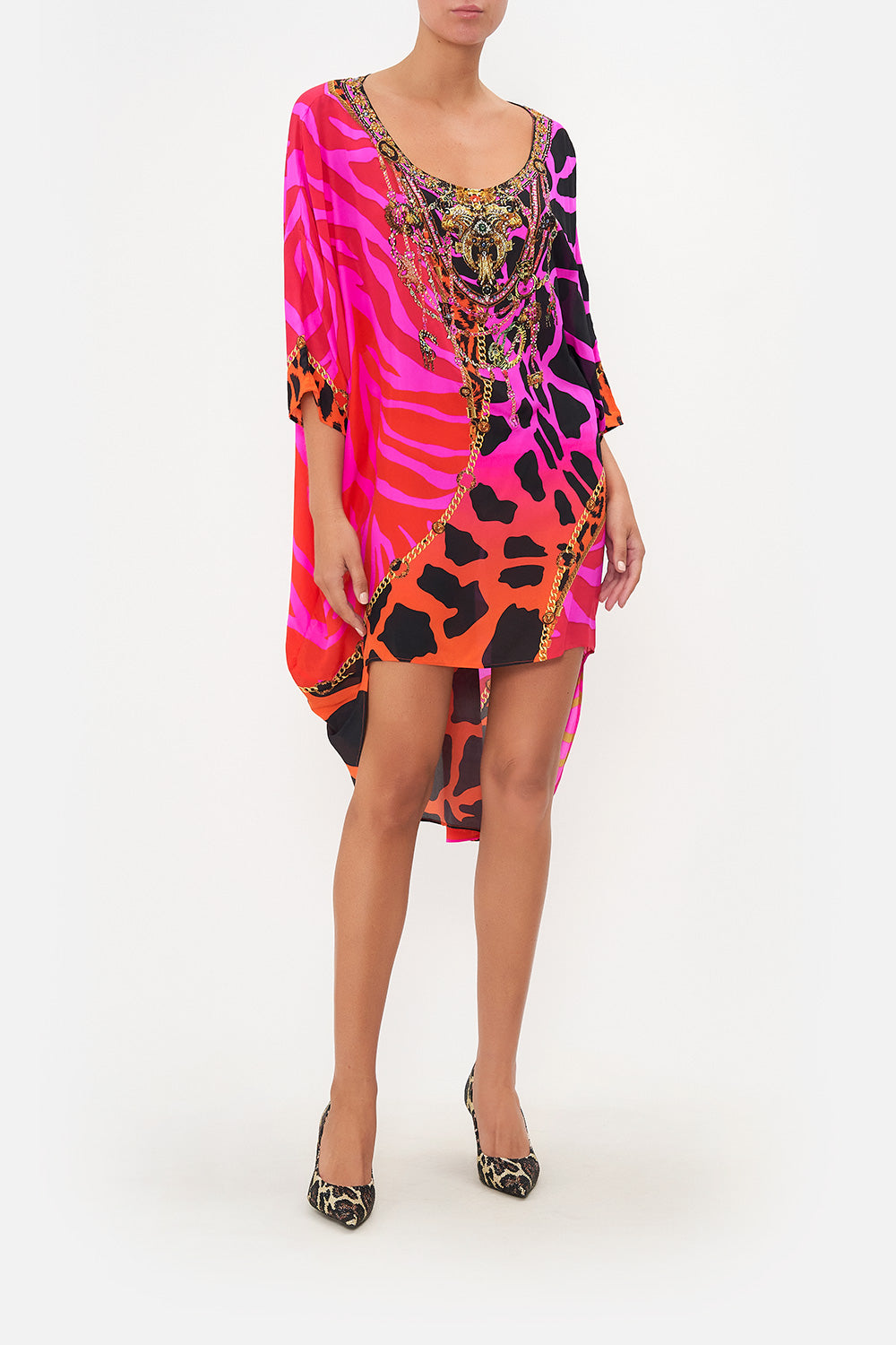 SCOOP BACK HEM DRESS ALWAYS CHANGE YOUR SPOTS