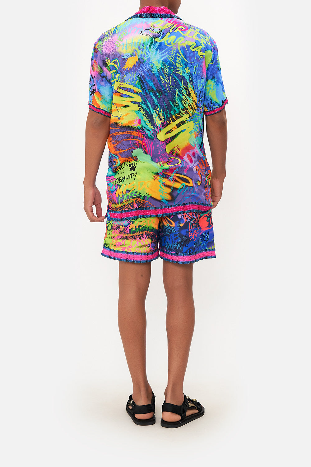 SHORT SLEEVE CAMP COLLARED SHIRT MOTHER EARTHS ARMY