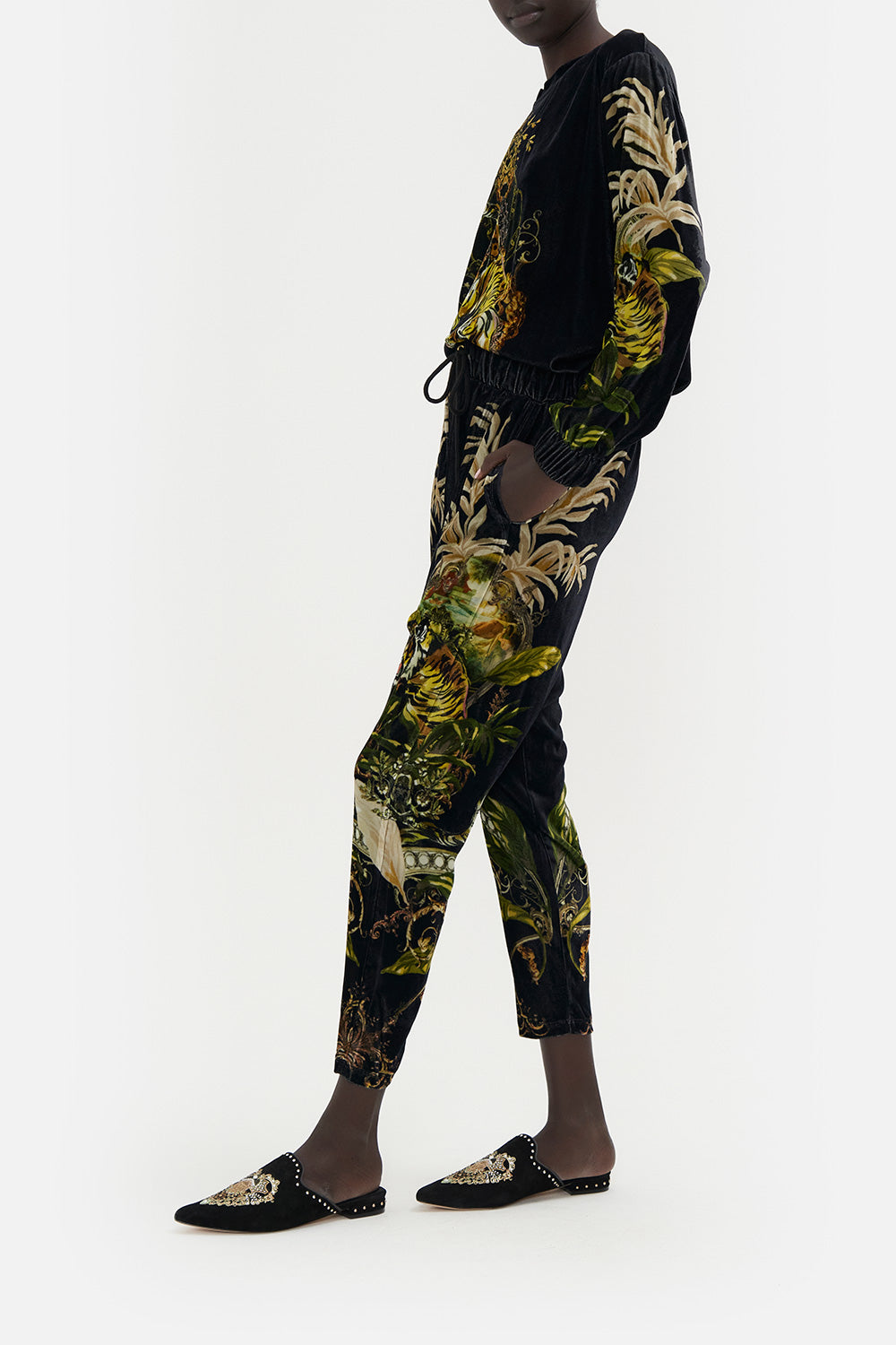 RIB WAIST RELAXED PANT THE QUEENS KING