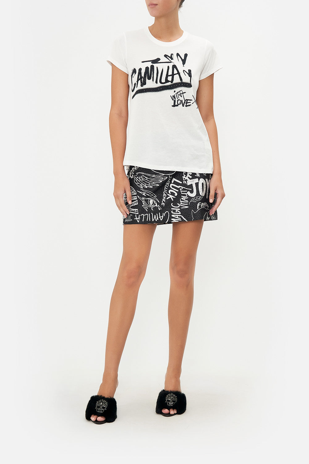 SLIM FIT ROUND NECK T-SHIRT CREATURE FEATURE