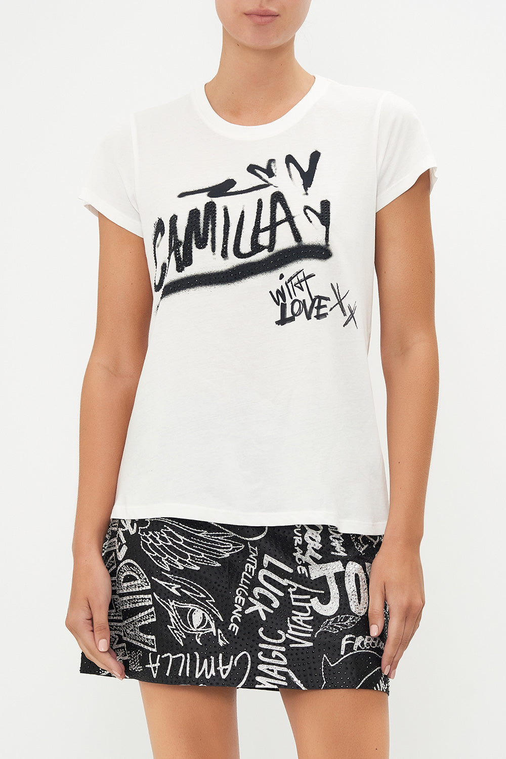 SLIM FIT ROUND NECK T-SHIRT CREATURE FEATURE