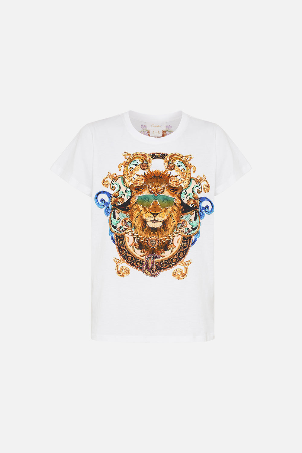 SLIM FIT ROUND NECK T-SHIRT ROYALTY LOYALTY