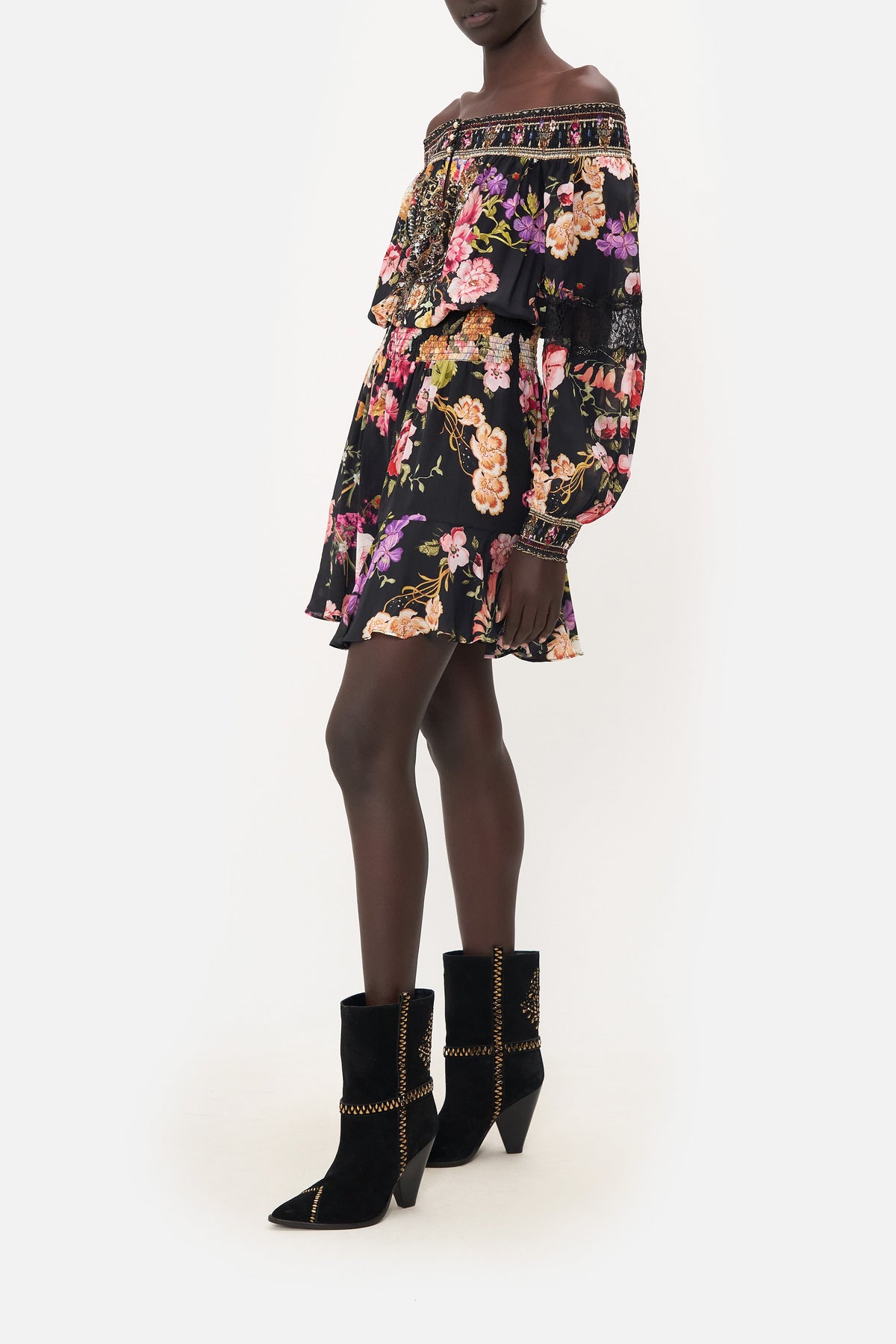 OFF SHOULDER SHORT DRESS LIBERTINE LADY