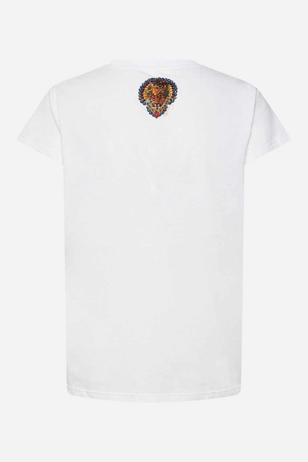 SLIM FIT ROUND NECK T-SHIRT SURREALIST XANADU