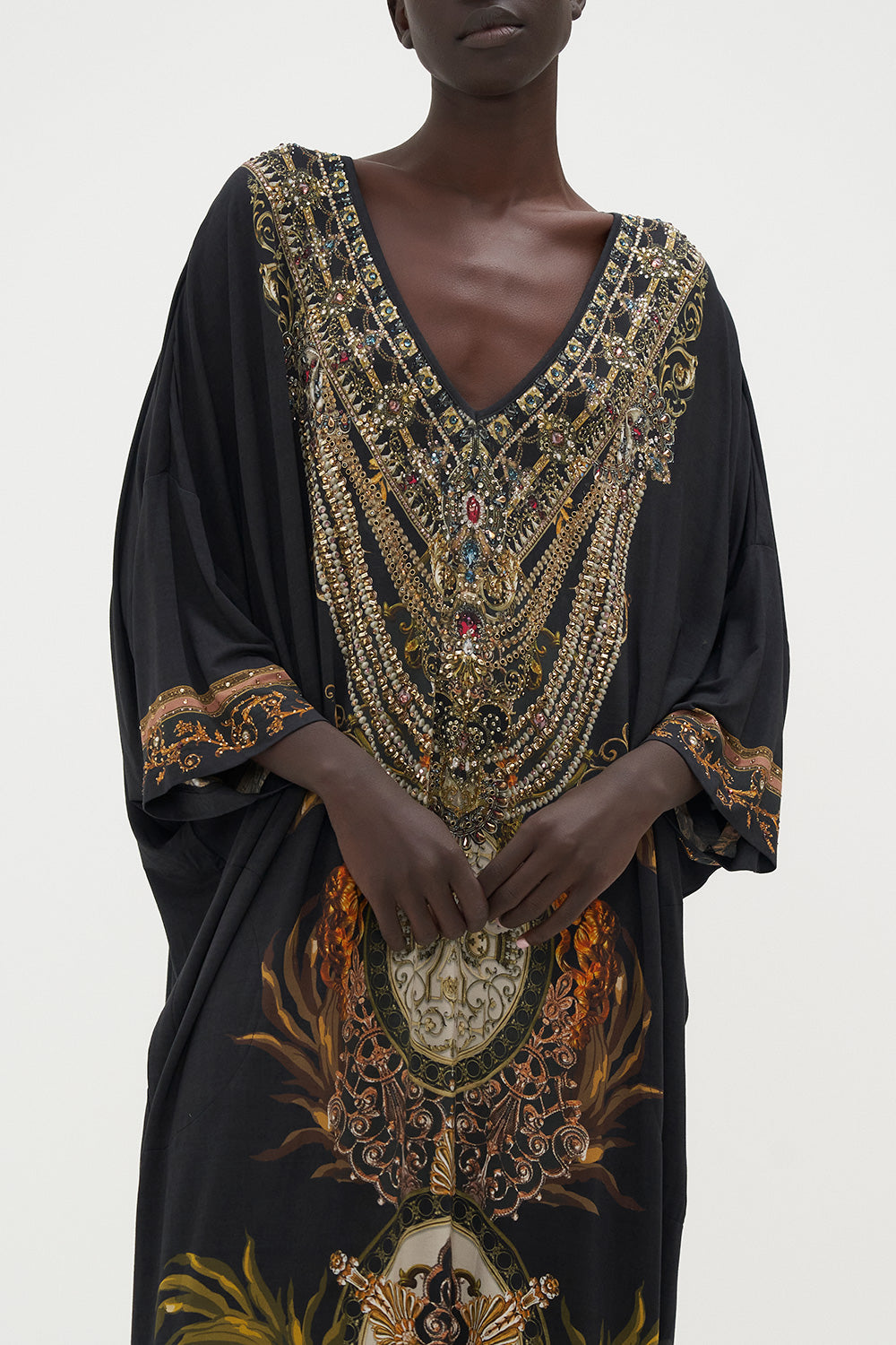 V NECK BATWING KAFTAN THE QUEENS KING