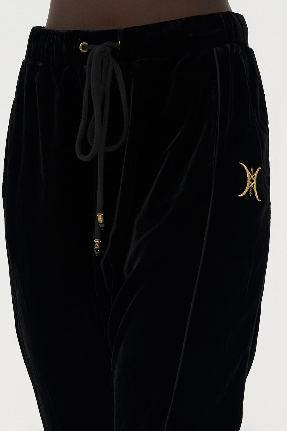 VELVET DROP CROTCH PANT THE QUEENS KING