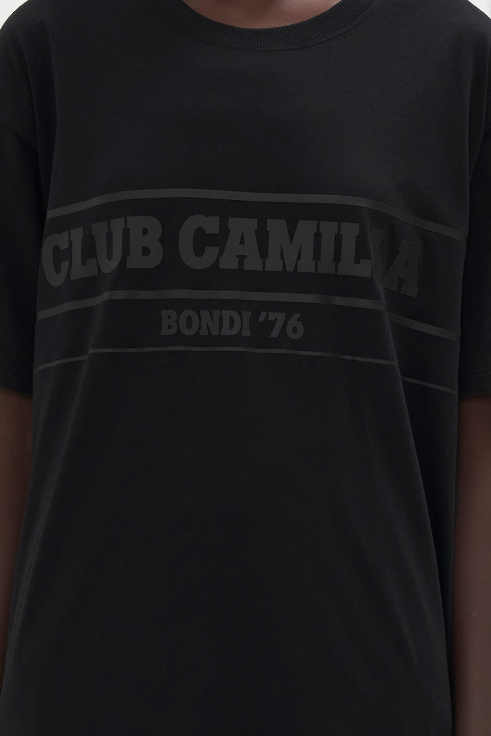 OVERSIZE BAND TEE SHES GOT GRACE