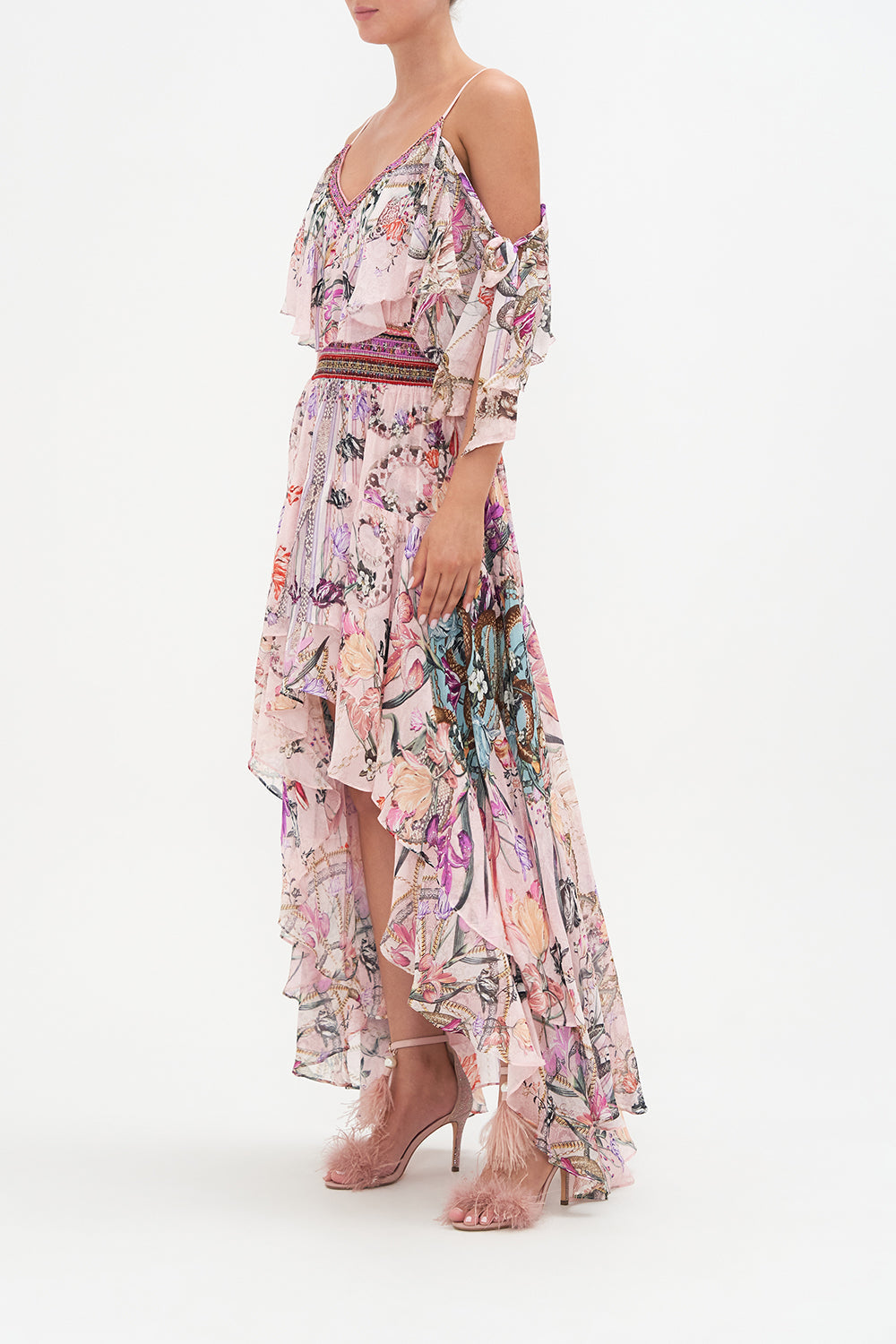 SKIRT WITH DOUBLE LAYER HEM MAD AS A SNAKE