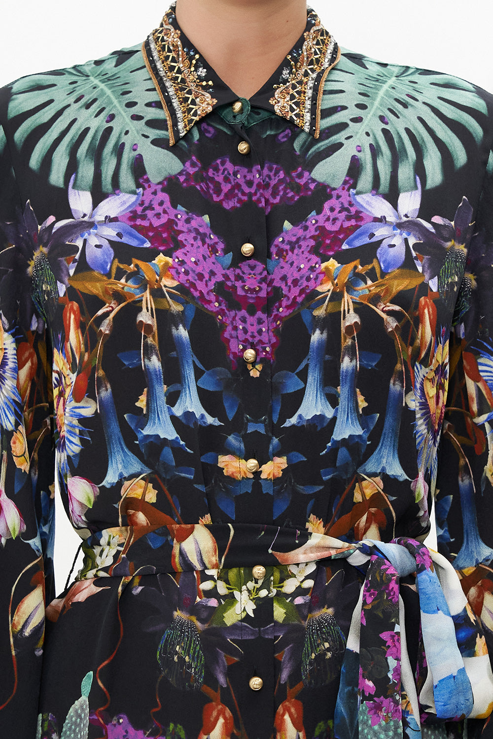 HIGH LOW MIDI SHIRT DRESS HYPNOTISE ME