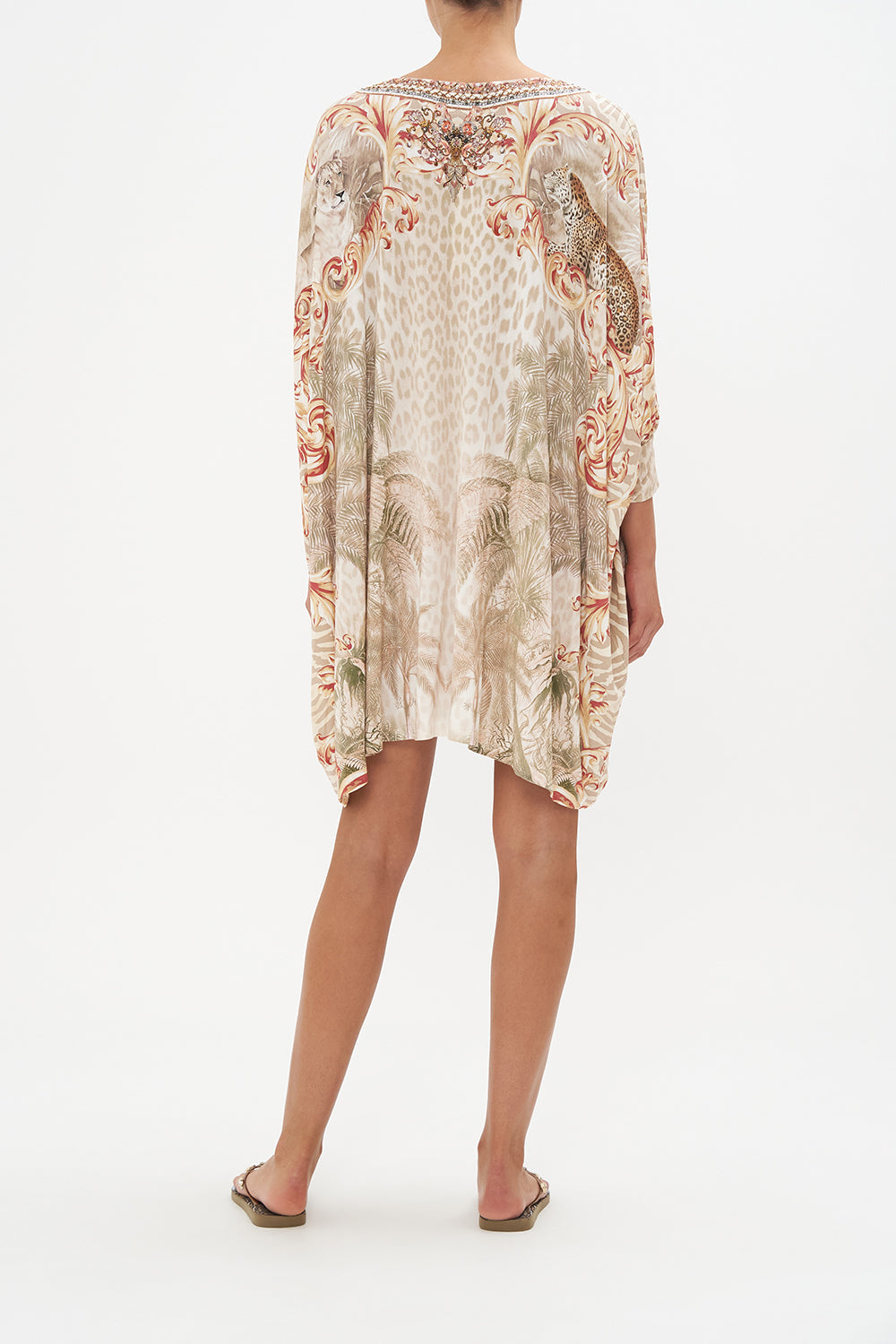 SHORT KAFTAN WITH CUFF PALAZZO PARTY