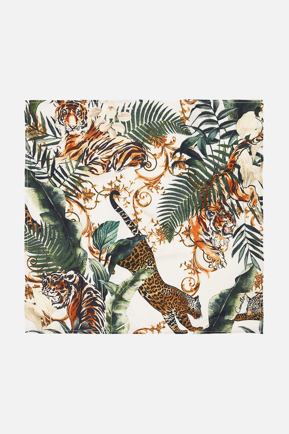 TIE + POCKET SQUARE GIFT PACK TIGER TRAP