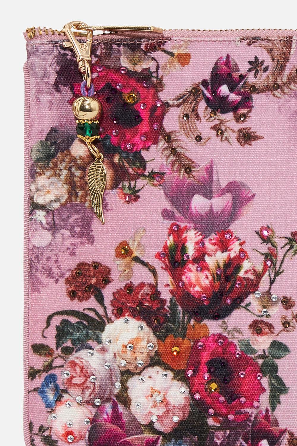 SMALL CANVAS CLUTCH GYPSY ROSE