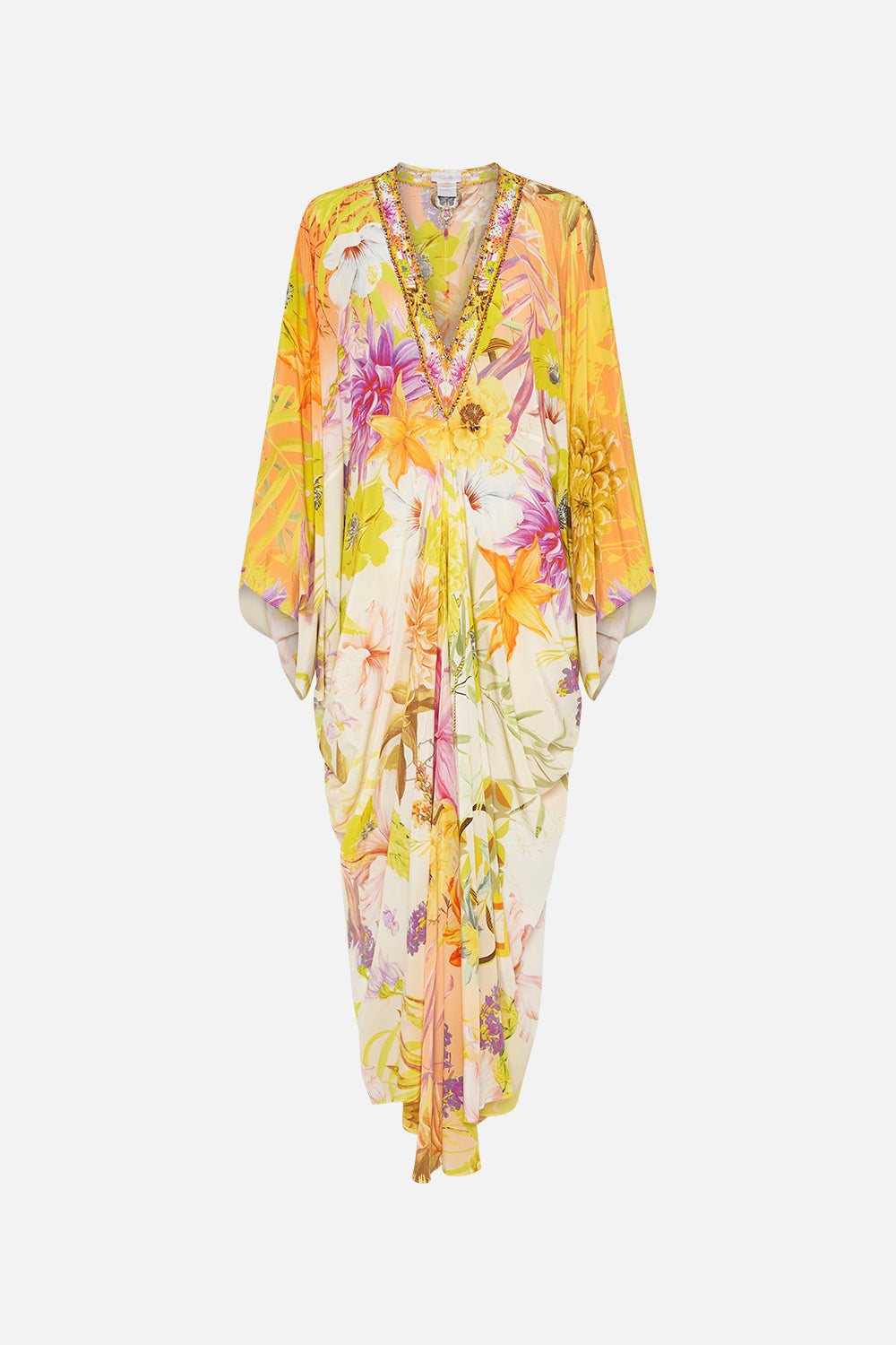 T SHAPE LONG KAFTAN HOW DOES YOUR GARDEN GROW