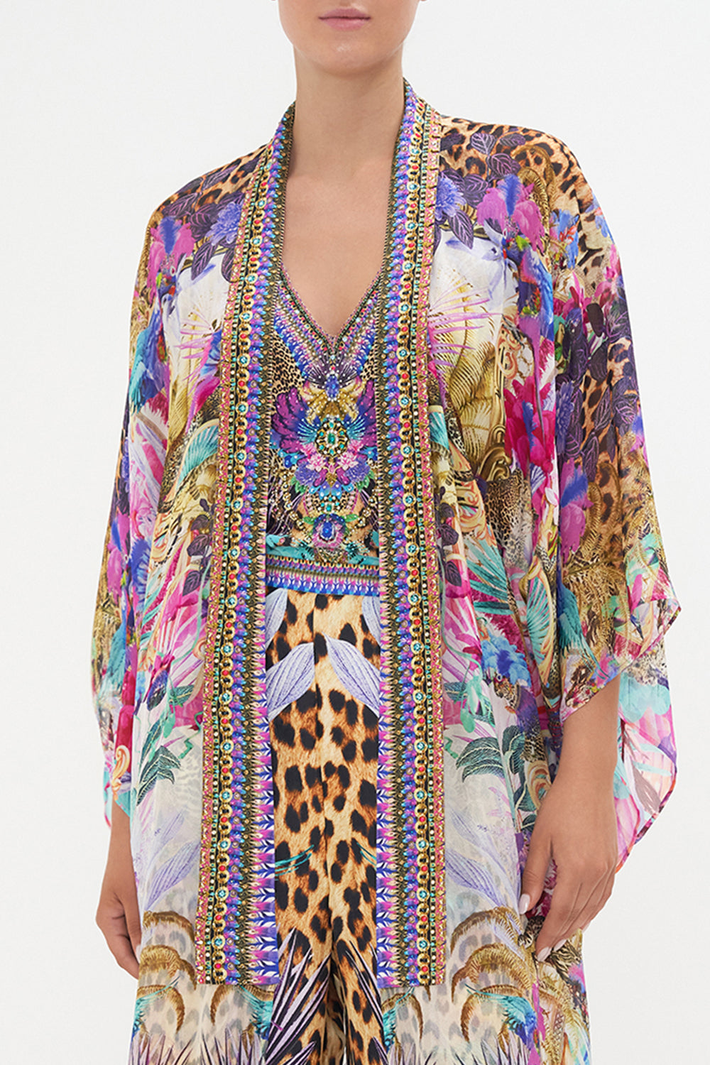 KIMONO LAYER WITH COLLAR MERRY GO ROUND