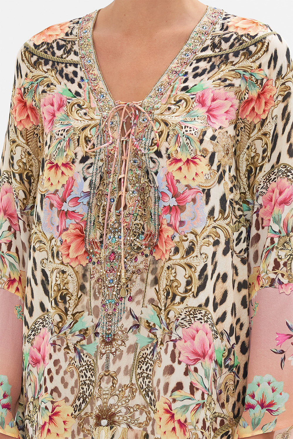 SHORT DRESS WITH HIGH LOW HEM QUEEN ATLANTIS