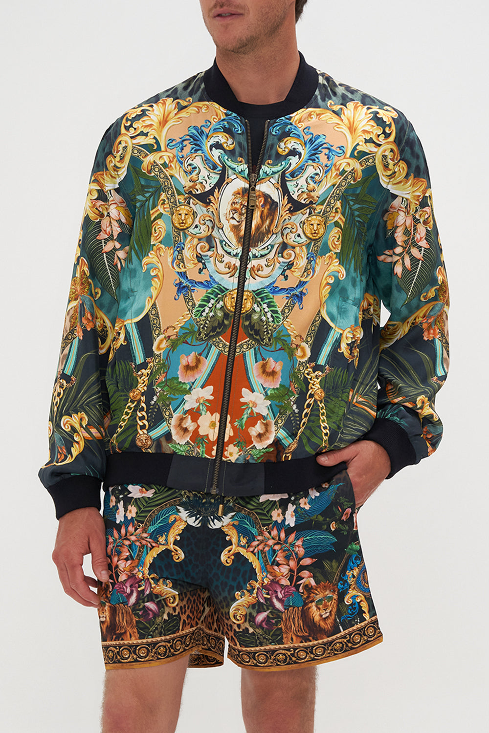 ZIP THROUGH BOMBER JACKET FEARLESS FELIS