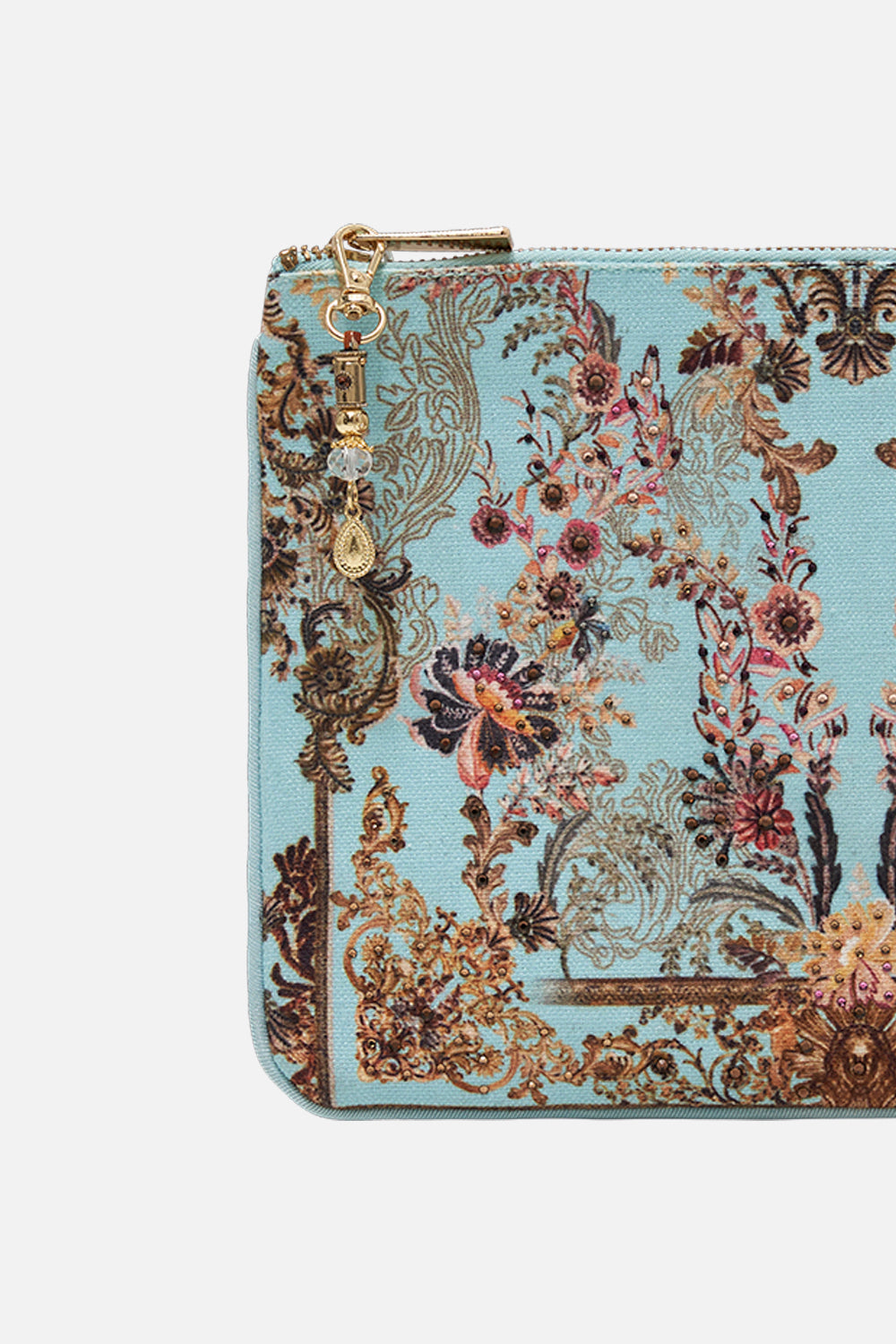 SMALL CANVAS CLUTCH ADIEU YESTERDAY