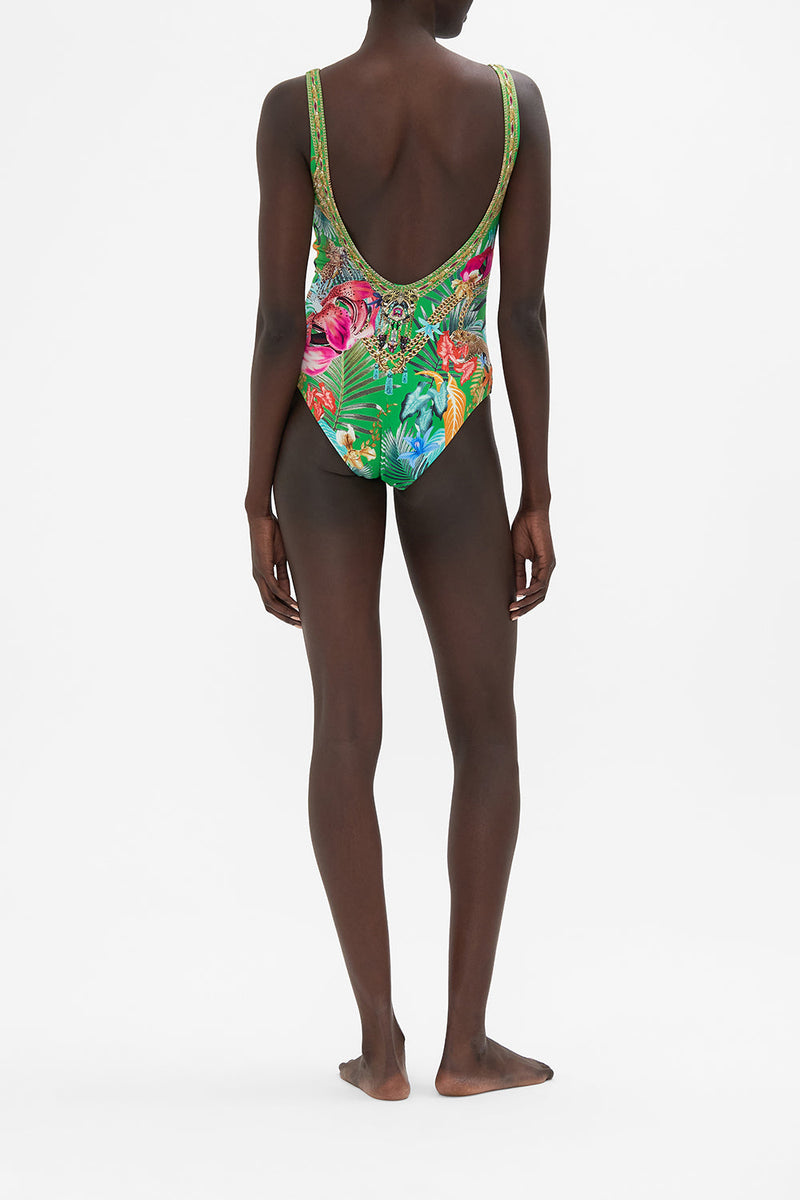 LOW BACK AND ARMHOLE ONE PIECE HYPED UP HIPPIE