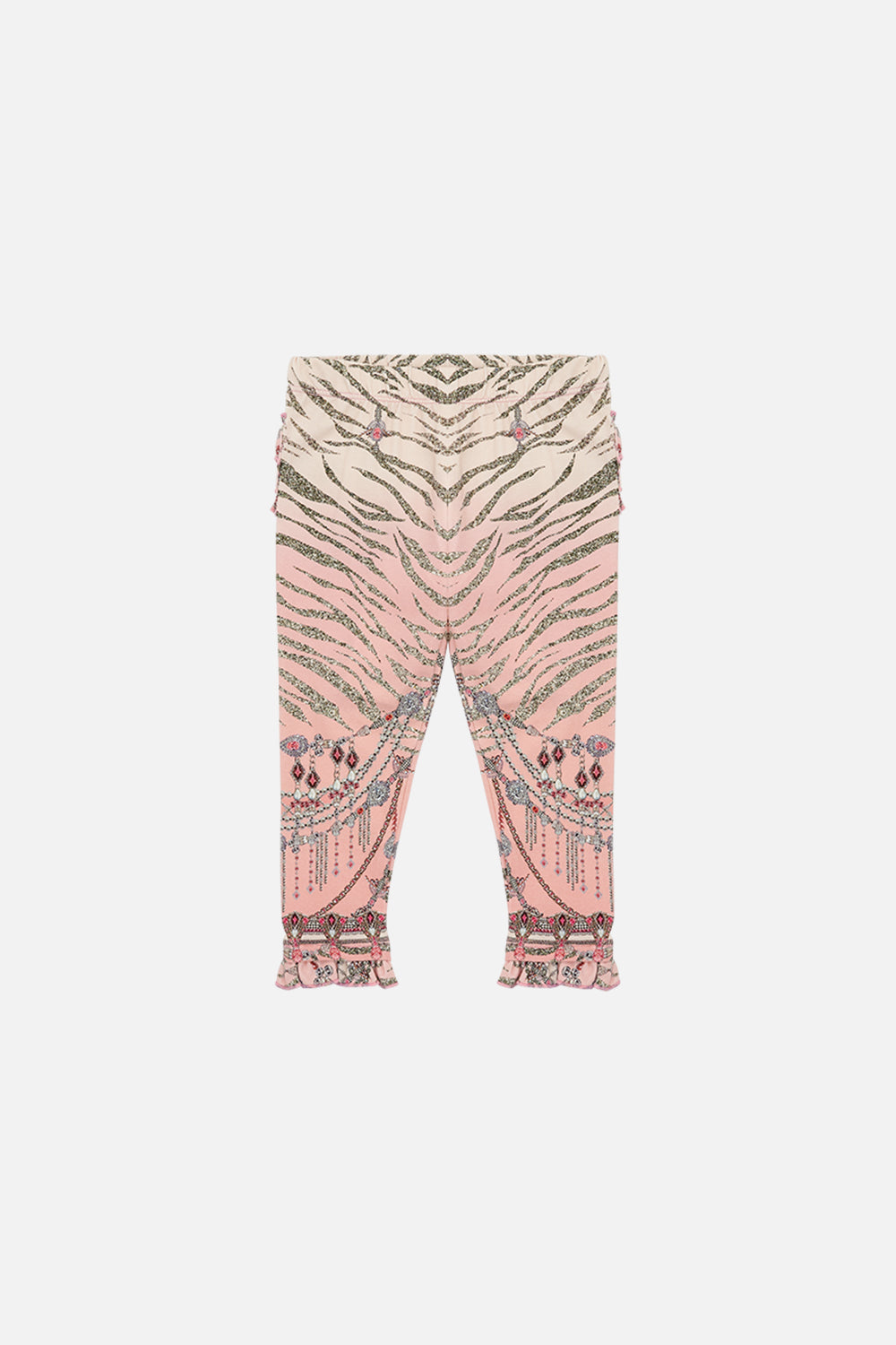 Babies Leggings With Frills Starship Sistas print by CAMILLA