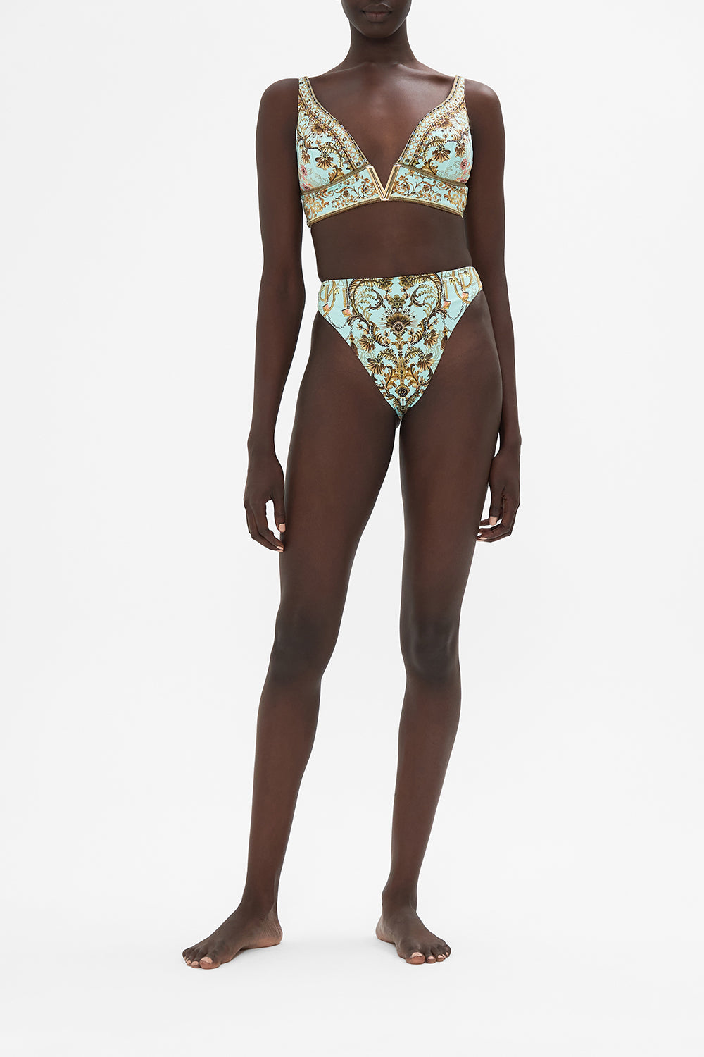 High Waist Cheeky Pant Adieu Yesterday print by CAMILLA