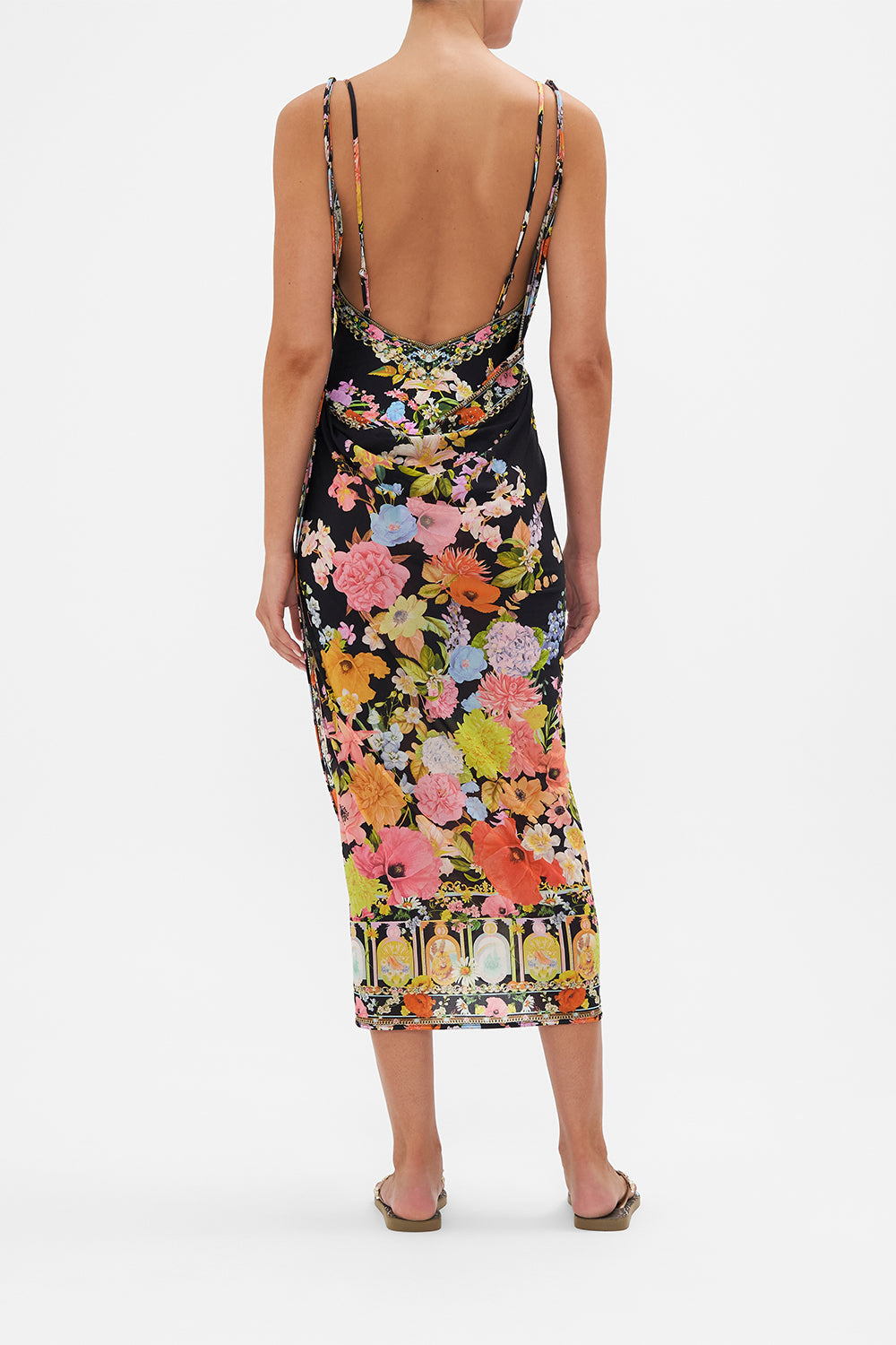 SARONG WITH STRAPS AND TRIM DETAIL DIVINE DIVINITY