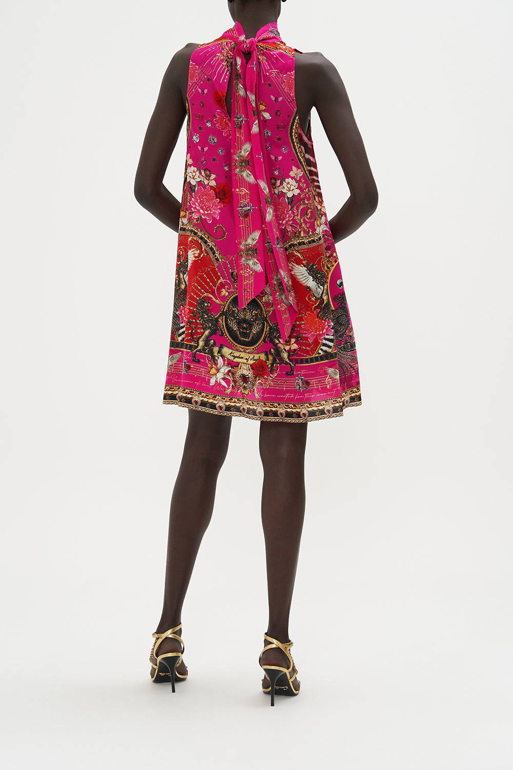 BACK NECK TIE SHORT DRESS WHAT HAPPENS ON TOUR