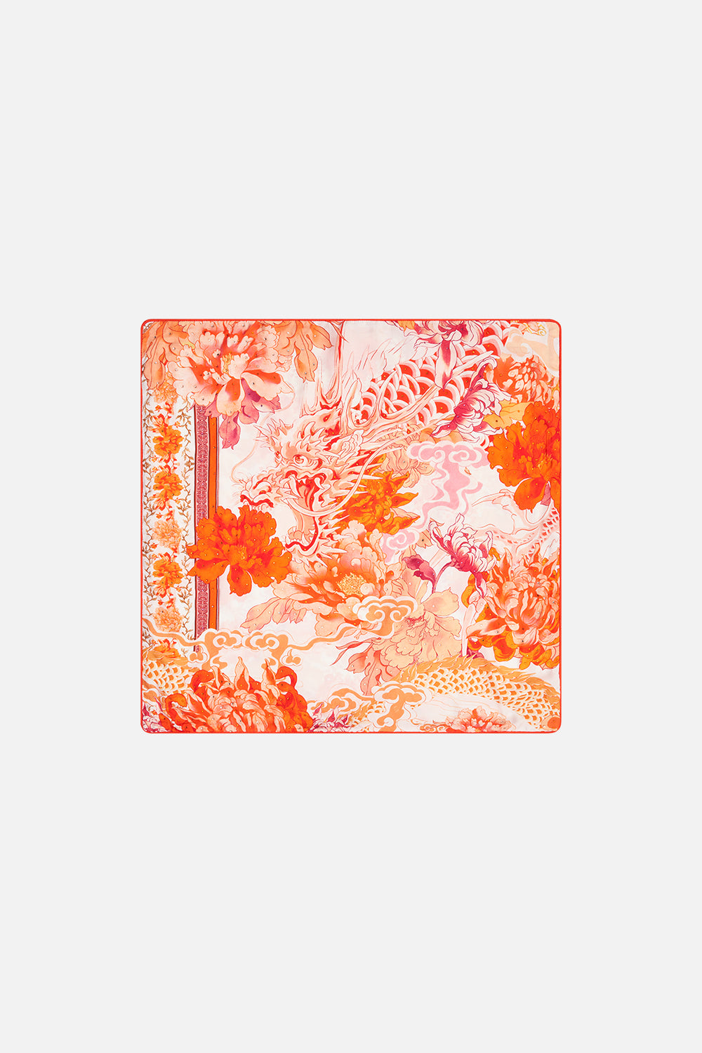 LARGE SQUARE CUSHION DRAGON MOTHER