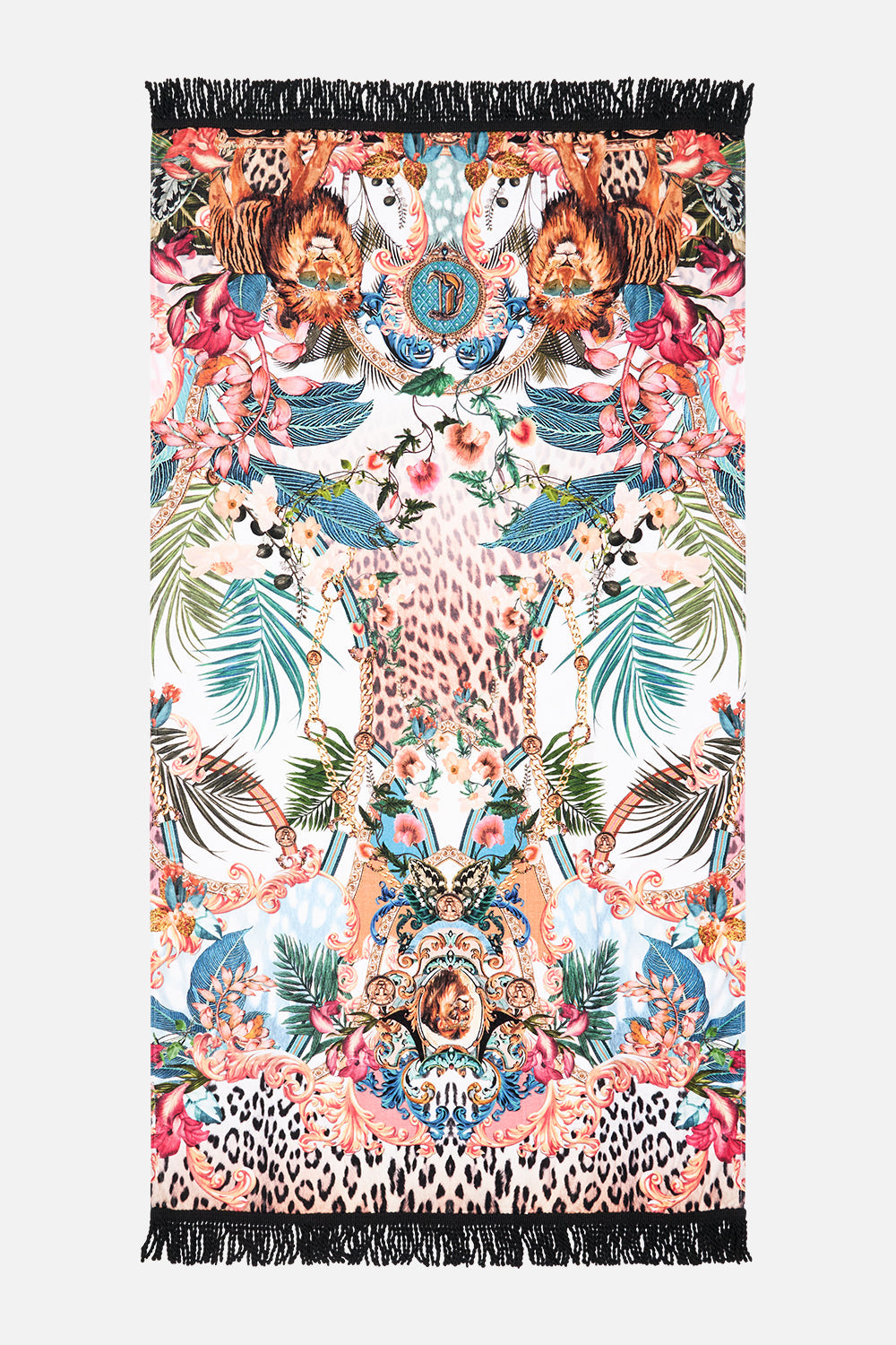 RECTANGLE TOWEL WITH FRINGE ROYALTY LOYALTY