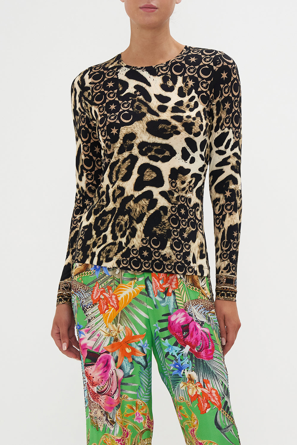 LONG SLEEVE CREW TOP WILDCAT SOIREE